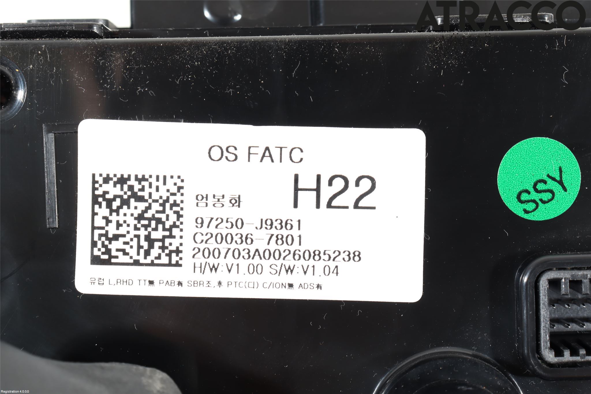 Hyundai KONA/ELECTRIC OS 18-23 Ac Styrenhet Ac Manöveren