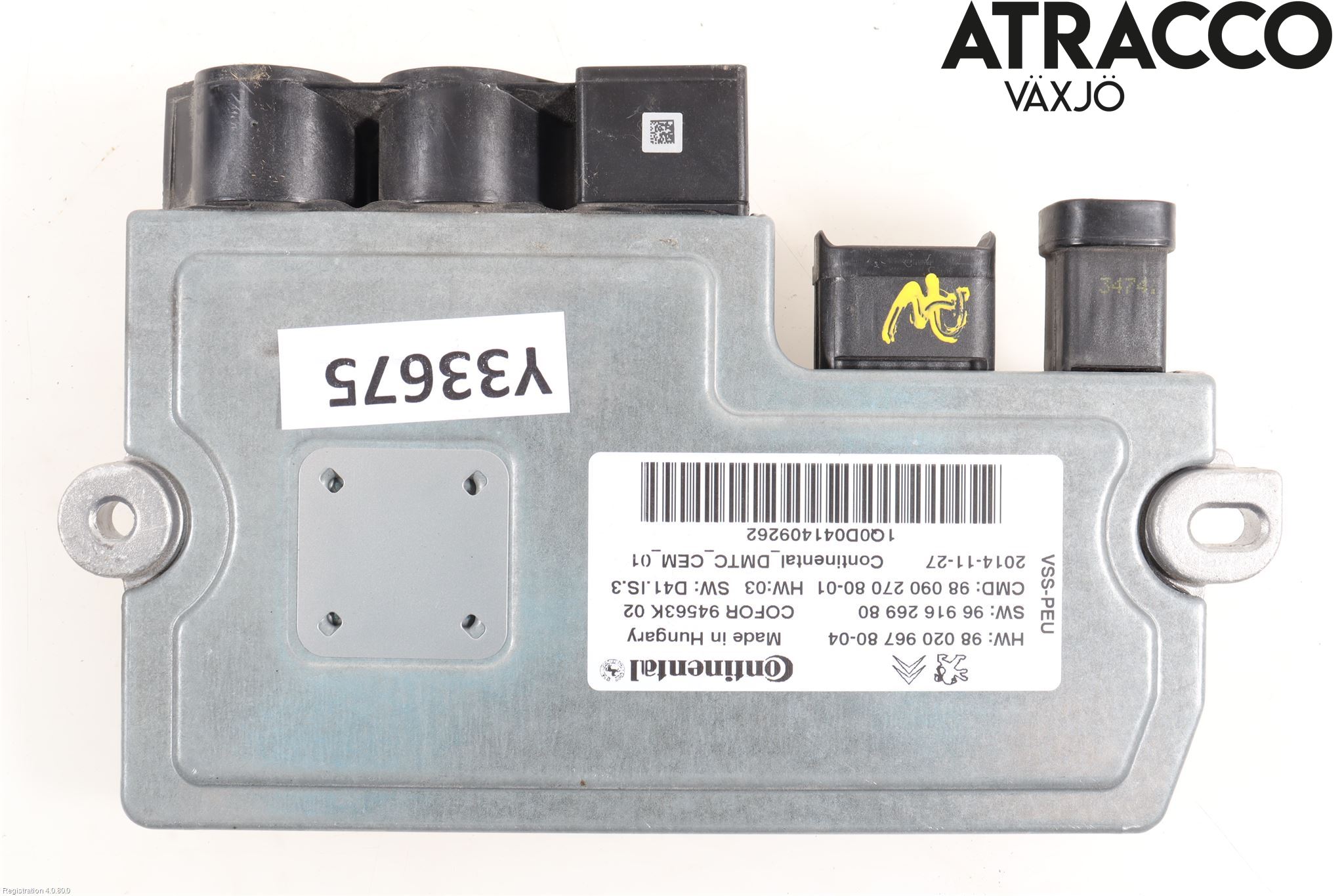 Peugeot 308 14-21 Styrenhet Start/Stopp