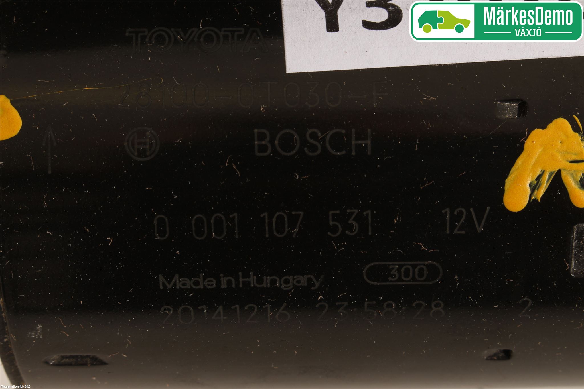 Toyota AURIS 13-19 Startmotor