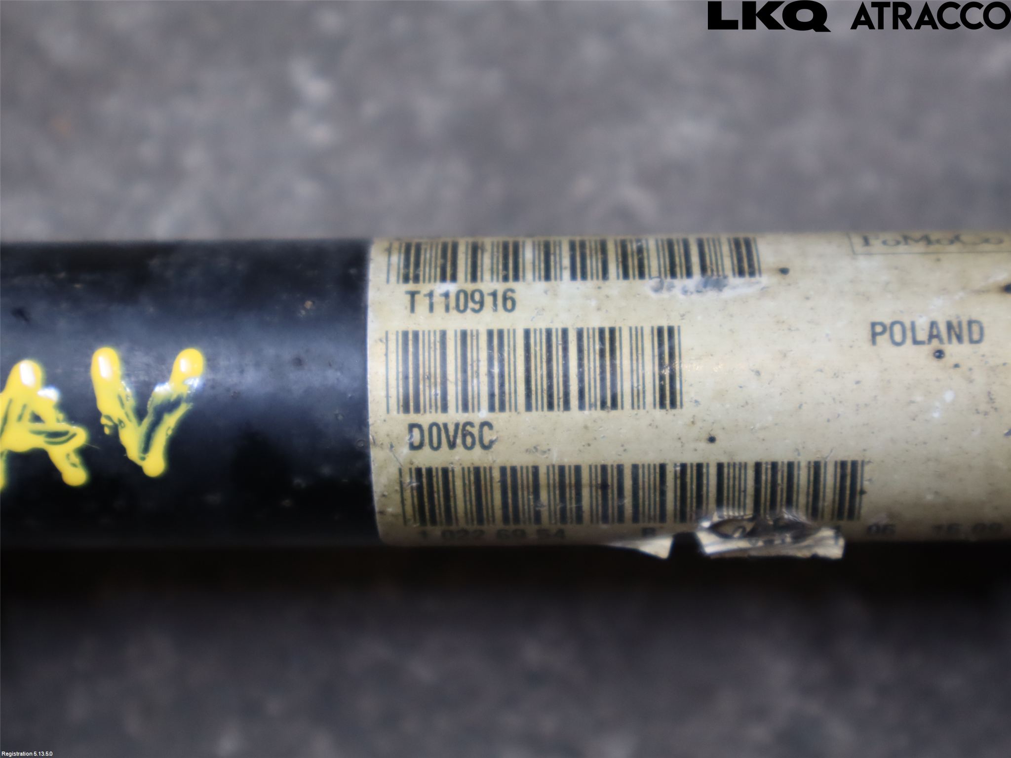 Volvo V70 08-13 Drivaxel Fram Höger