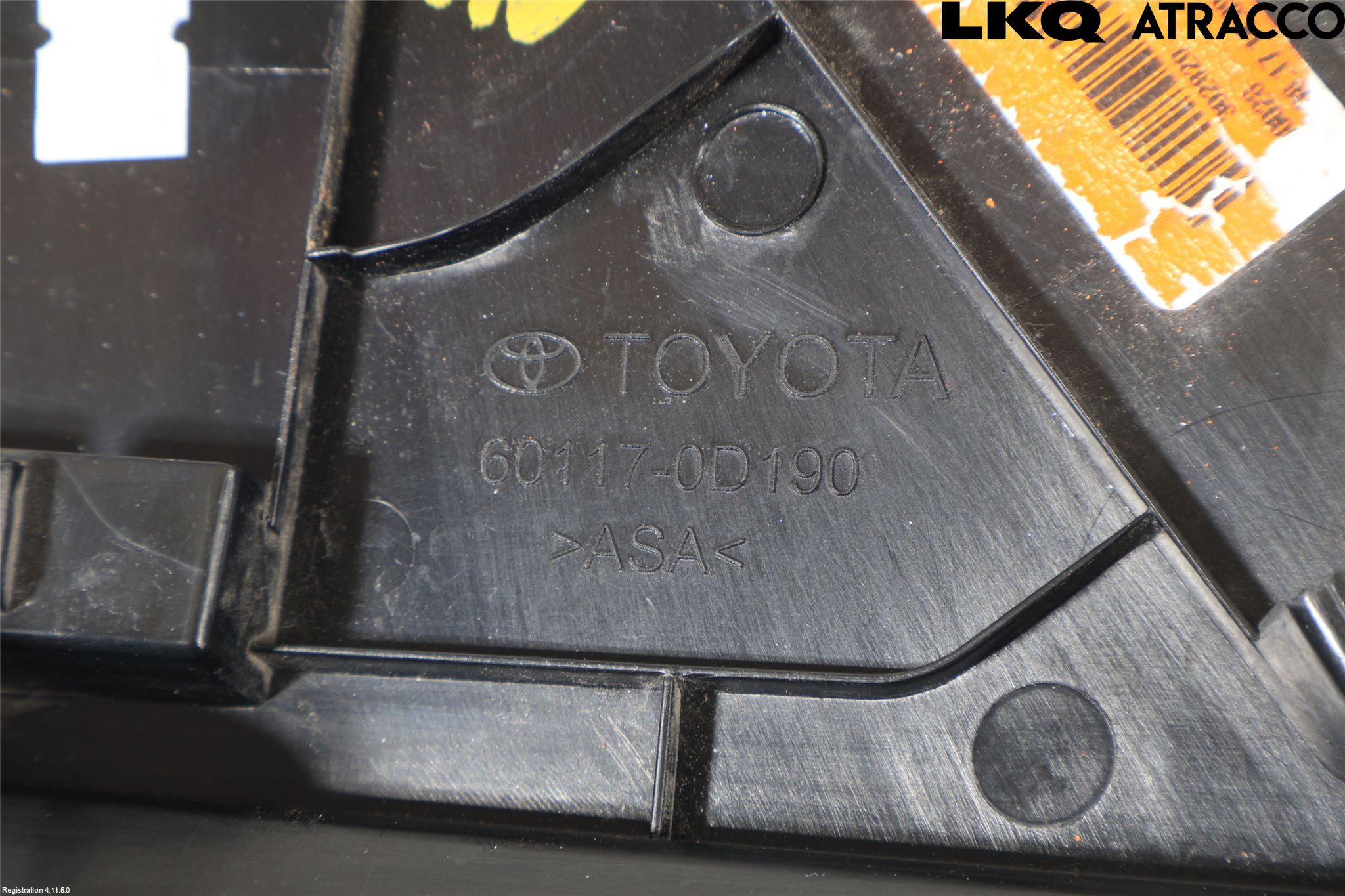 Toyota YARIS XP130 15-20 List Framskärm Hö