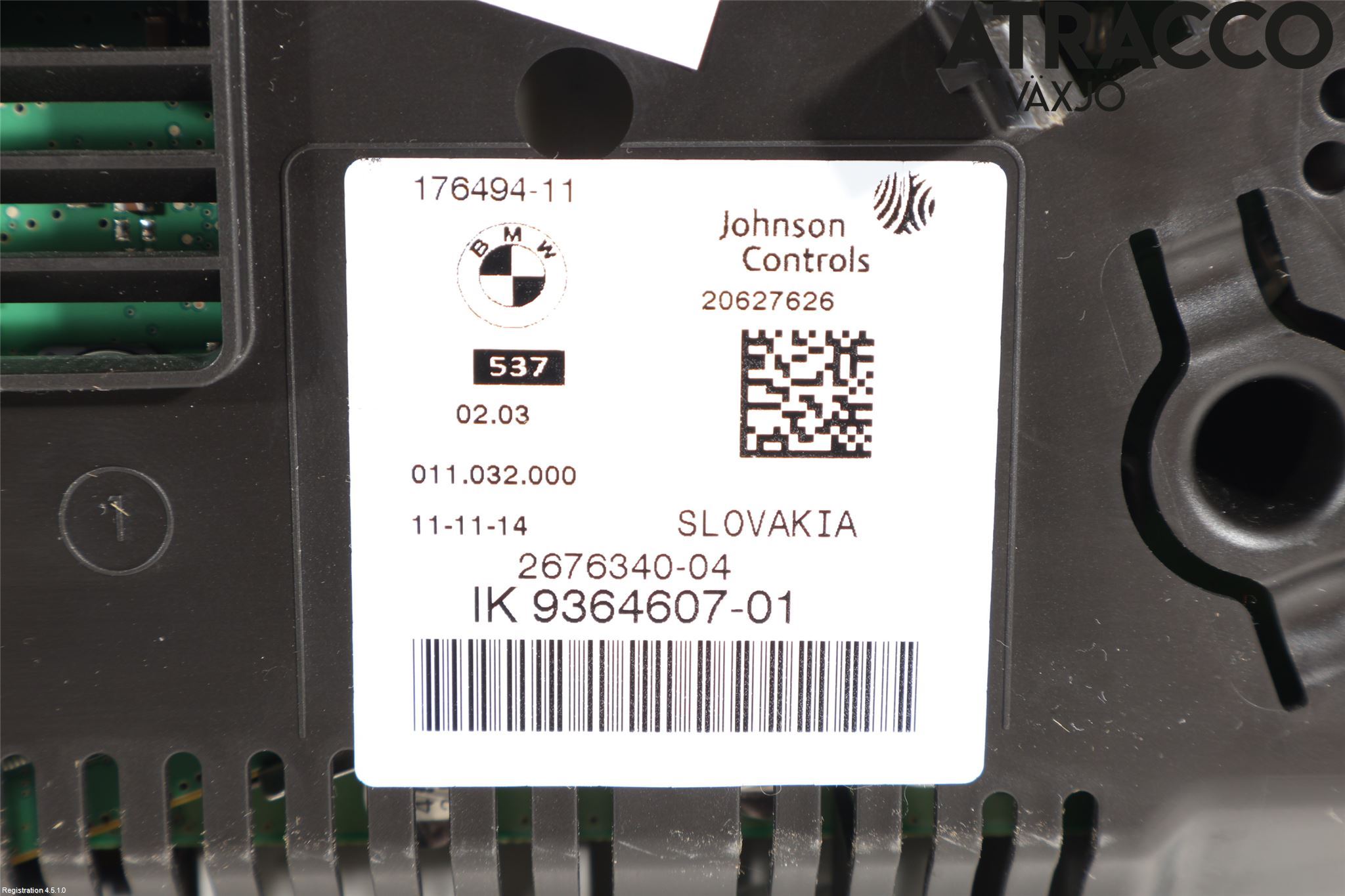 BMW 5 F10/F11/F18 09-17 Instrument Komb