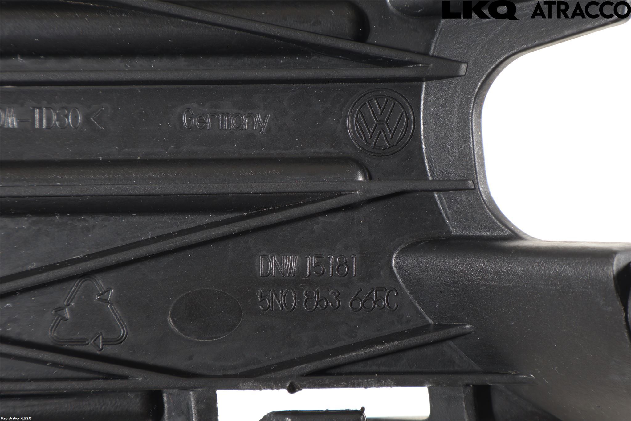 Volkswagen VW TIGUAN 07-16 Dimljussarg Fram