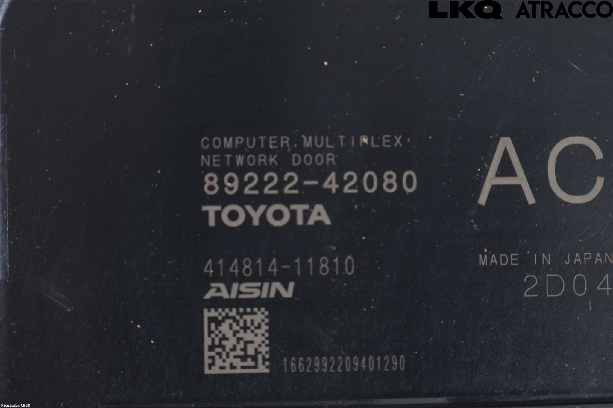 Toyota bZ4X EA10 22- Styrenhet Baklucka
