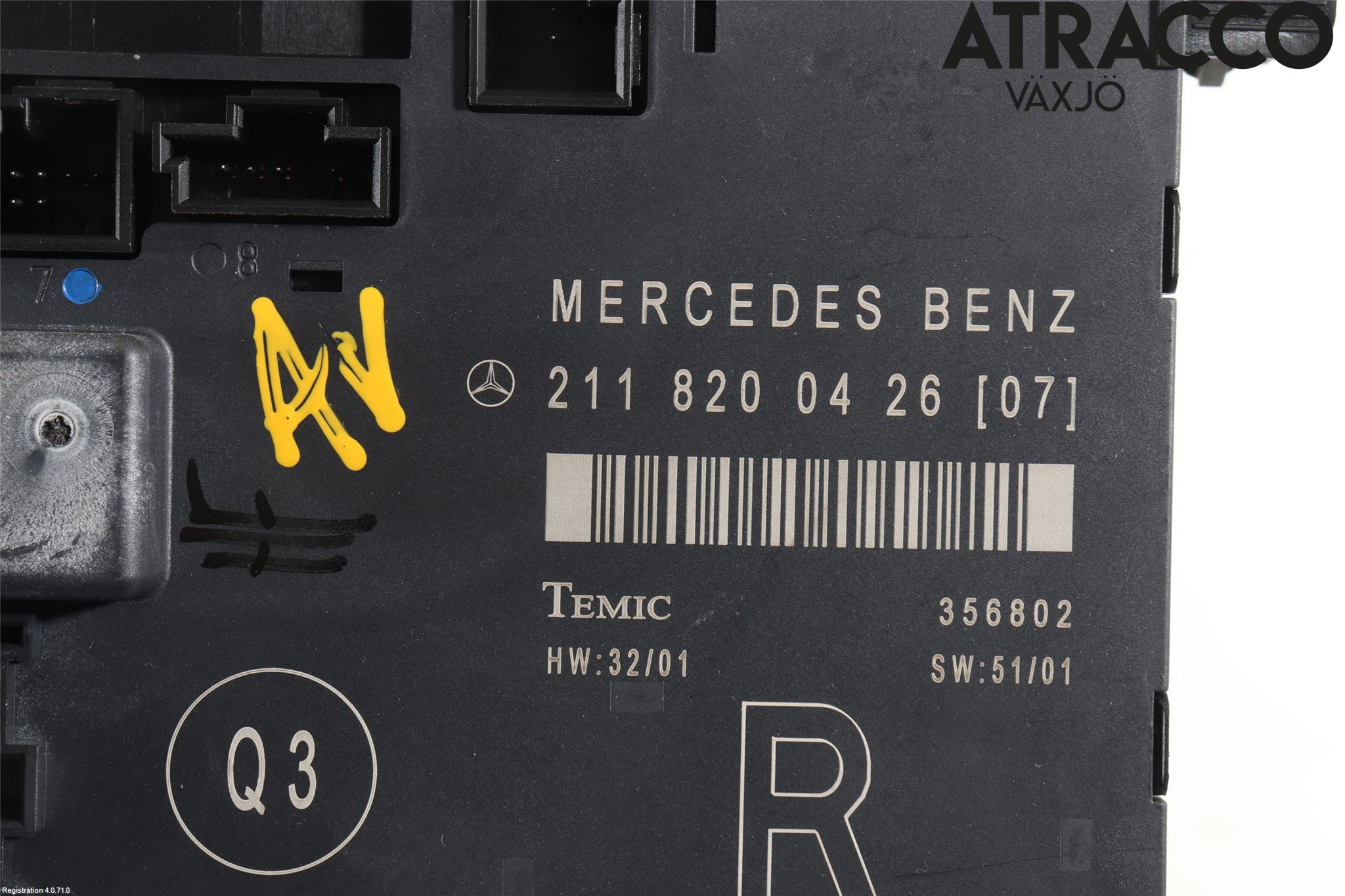 Mercedes-Benz MB E-KLASS (W211) 02-09 Styrenhet Dörr