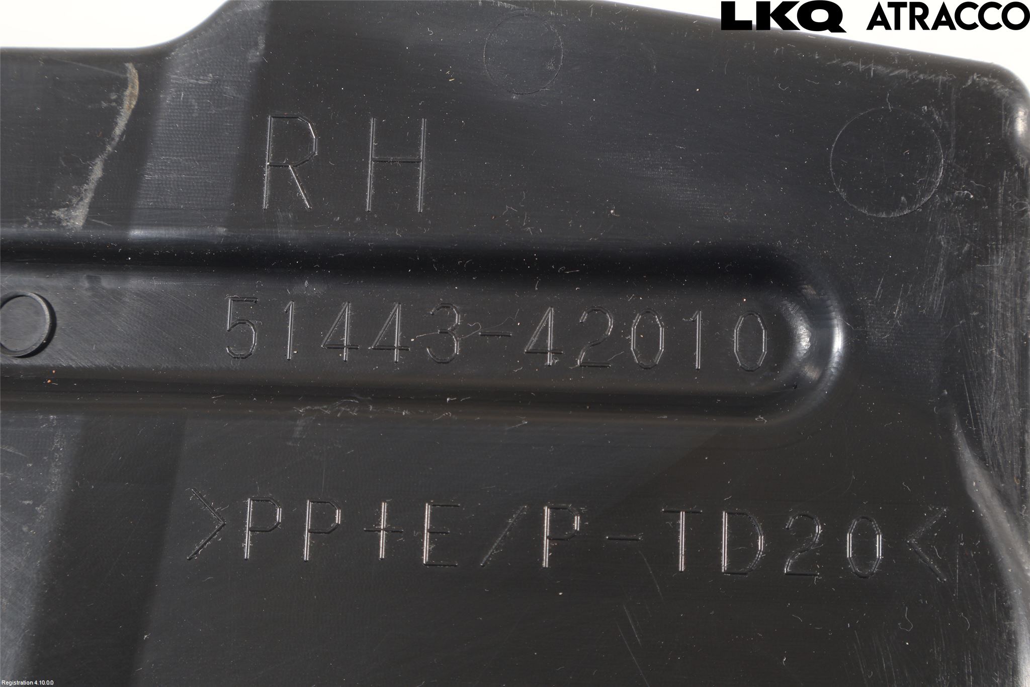 Toyota RAV4 13-18 Hasplåt Plåt-Plast