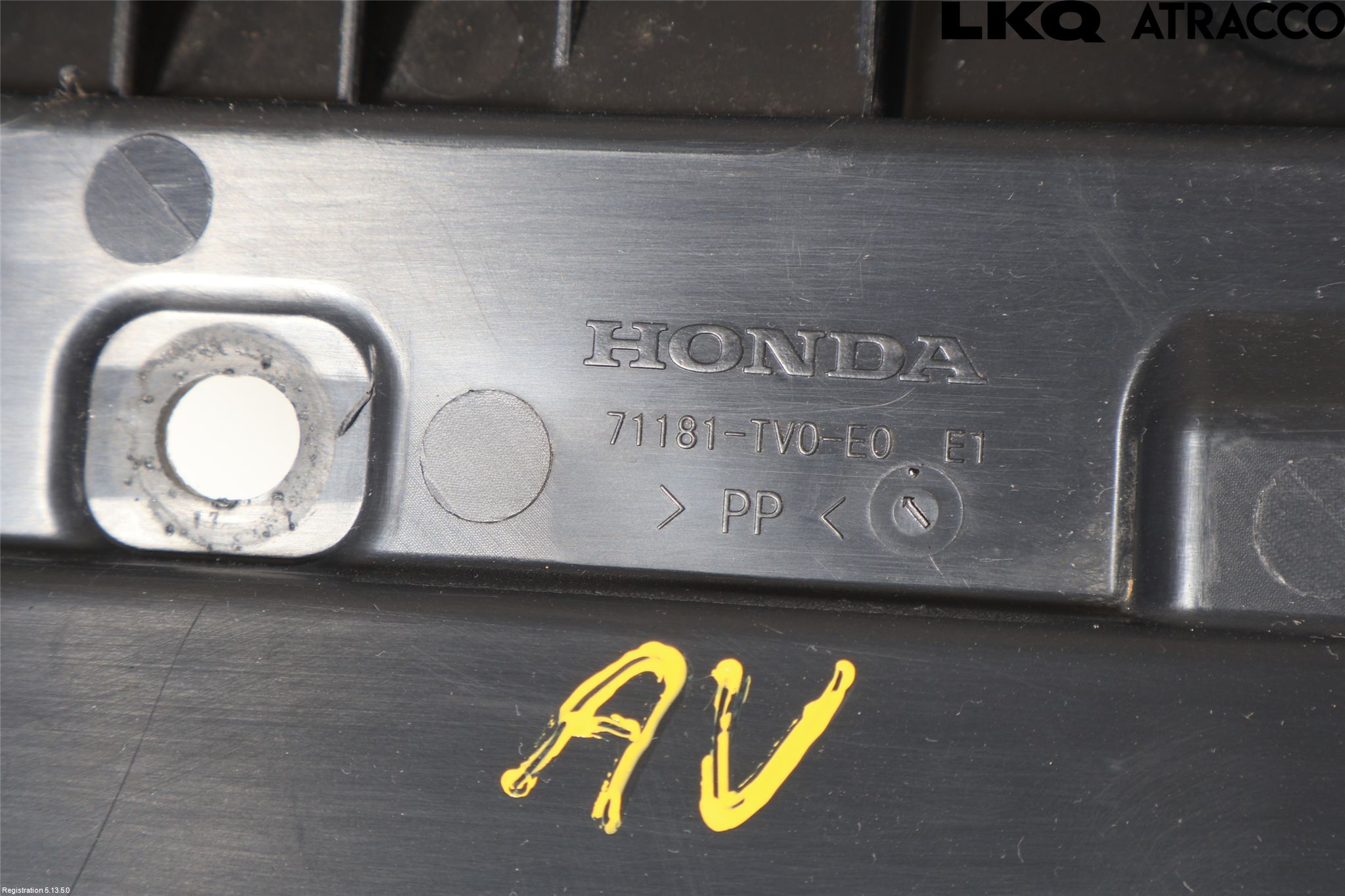 Honda CIVIC 12-16 Hasplåt Plåt-Plast