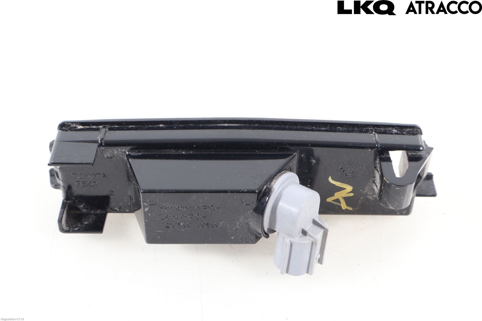 Toyota COROLLA 19- Skylt Belysning