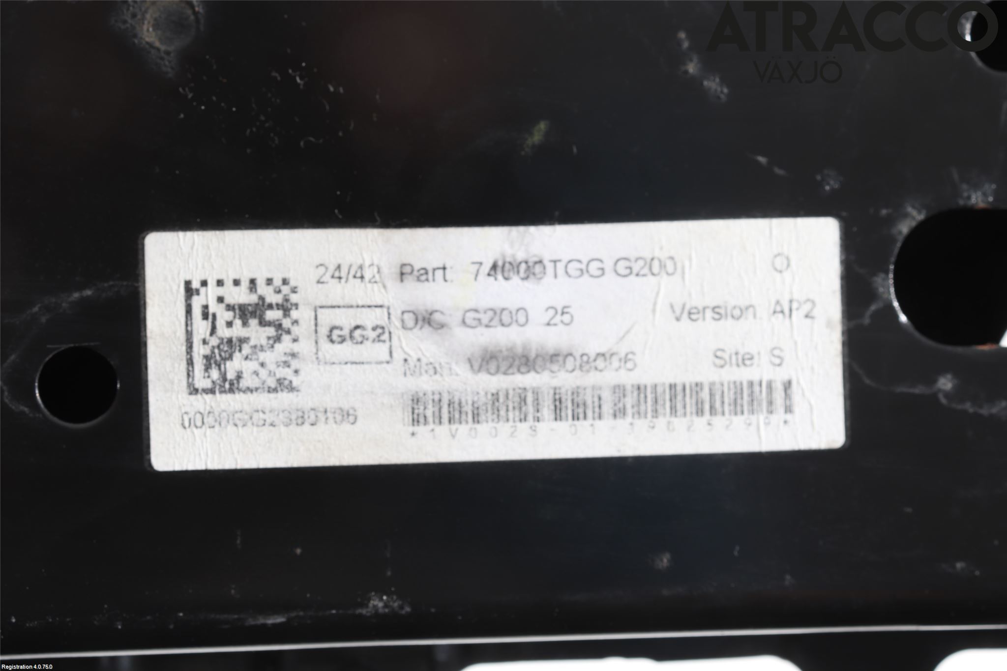 Honda CIVIC 17-22 Frontplåt Övre