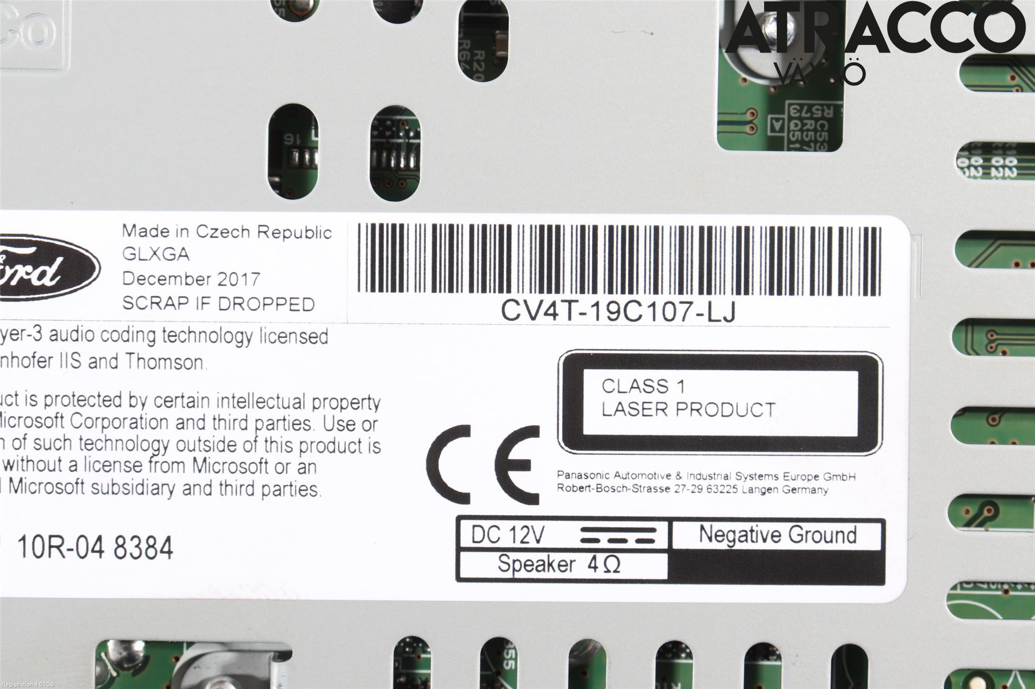 Ford KUGA 17-19 Cd Radio - Multimediapanel
