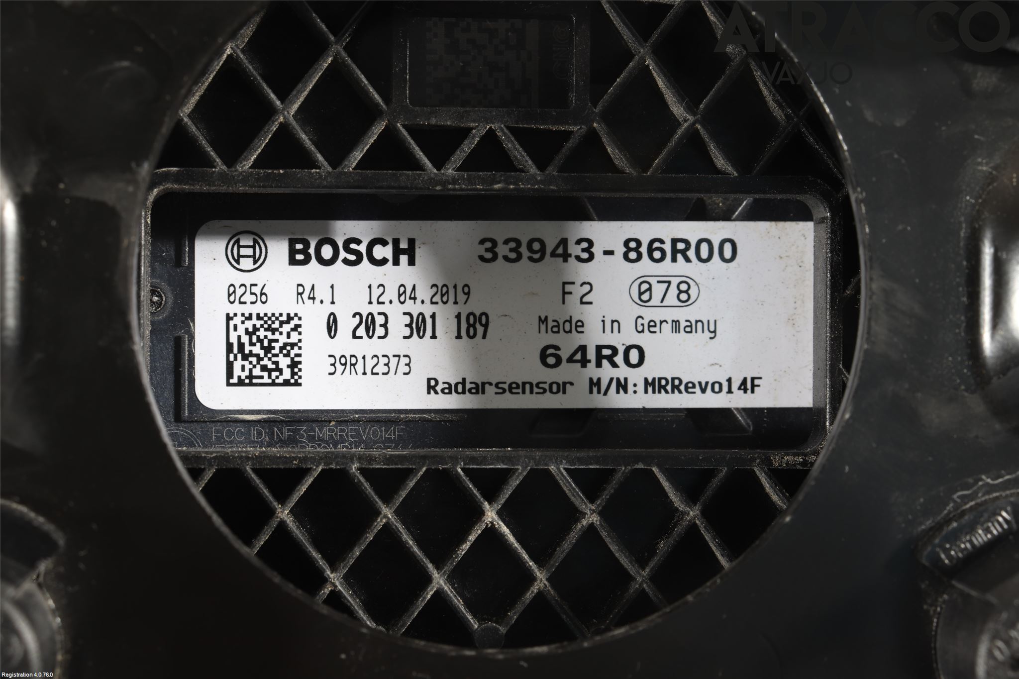 Suzuki VITARA 15- Sensor Aktivt Kollisionsskydd