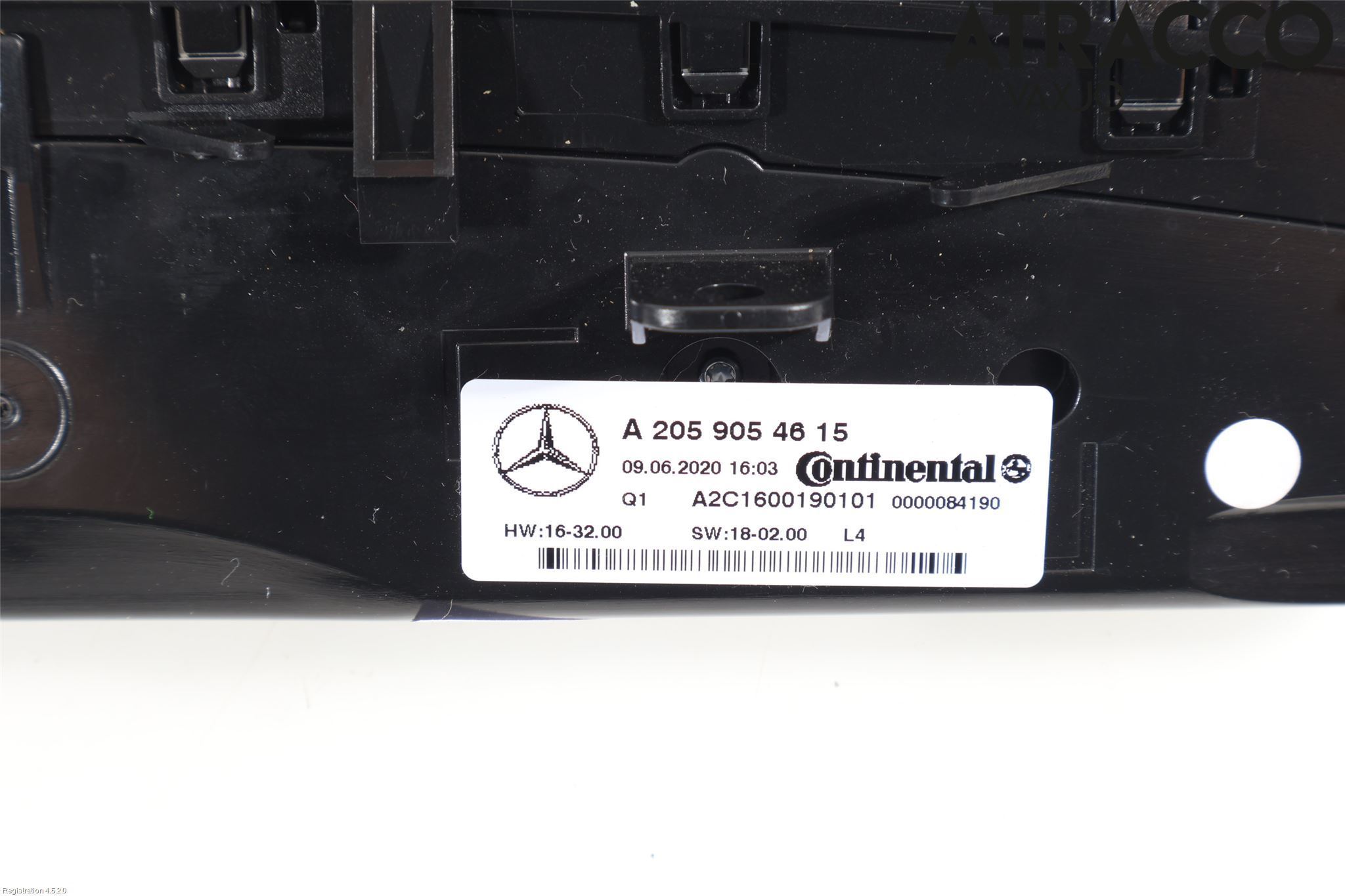 Mercedes-Benz MB C-KLASS (W205) 14-21 Ac Styrenhet Ac Manöveren
