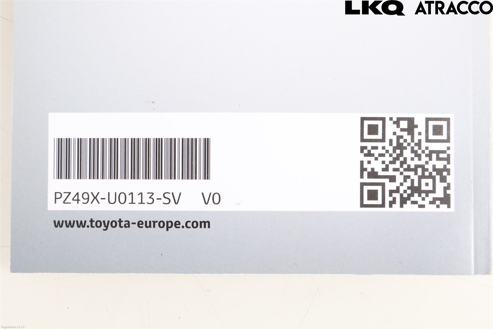 Toyota CAMRY 19-24 Instruktionsbok