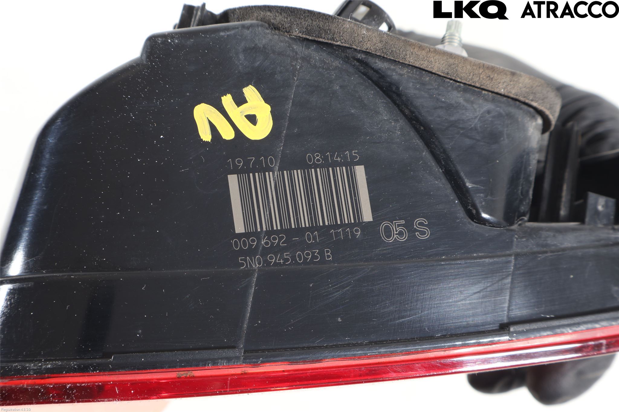 Volkswagen VW TIGUAN 07-16 Bakljus Lucka Vä
