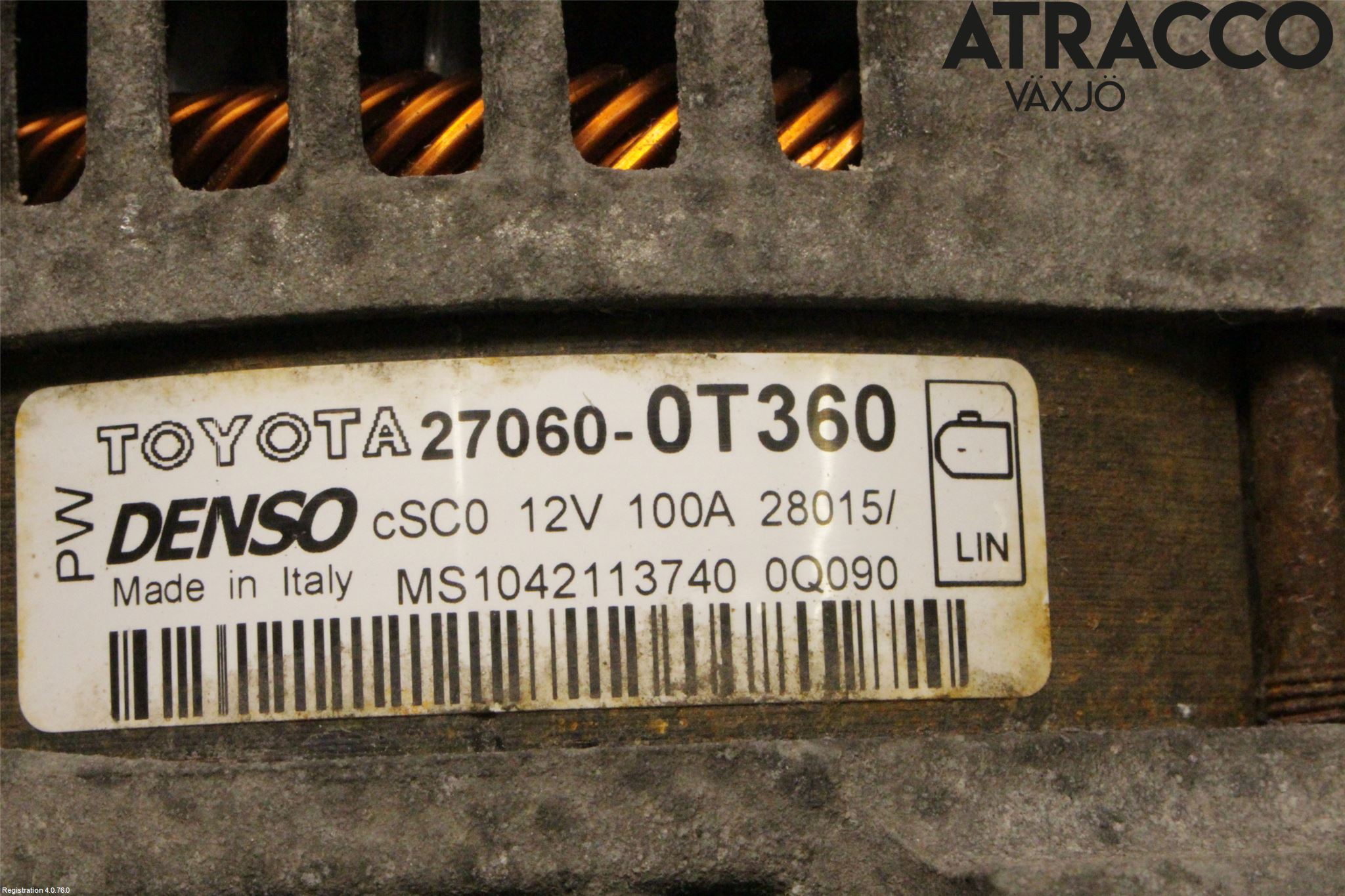 Toyota VERSO 09-18 Generator