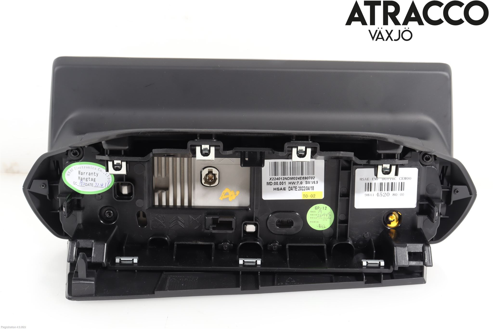 Peugeot 208/E-208 20- Multifunktionsdisplay