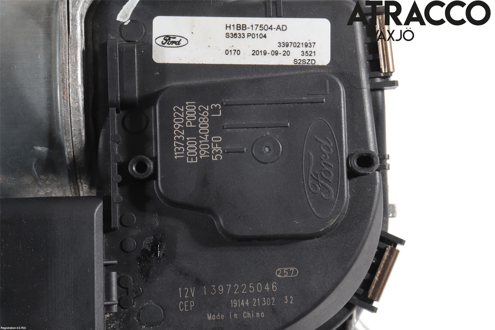 Ford FIESTA (VII) 18-23 Torkarmotor Vindruta