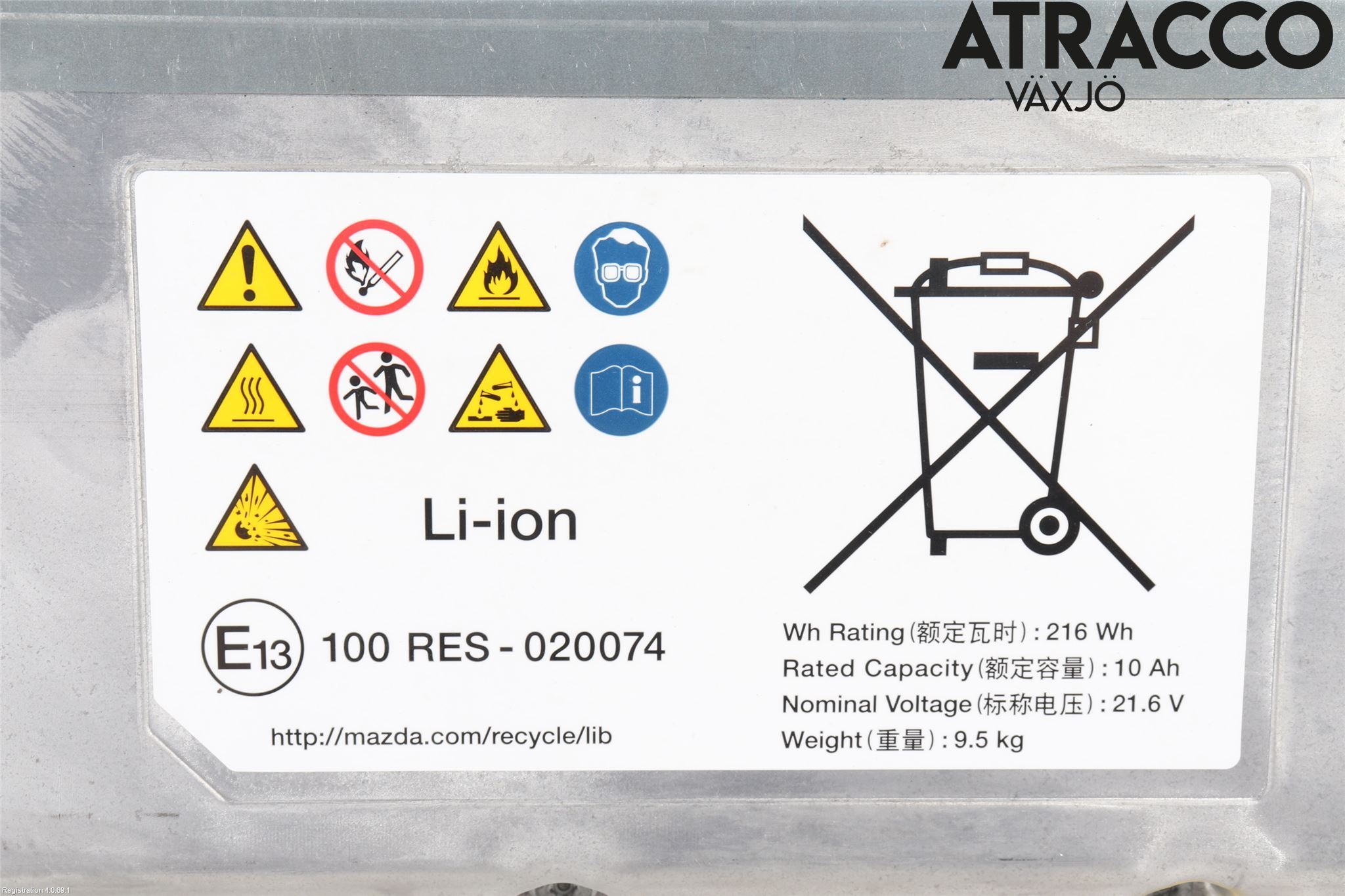 Mazda CX-30 20- Batteri Högspänning