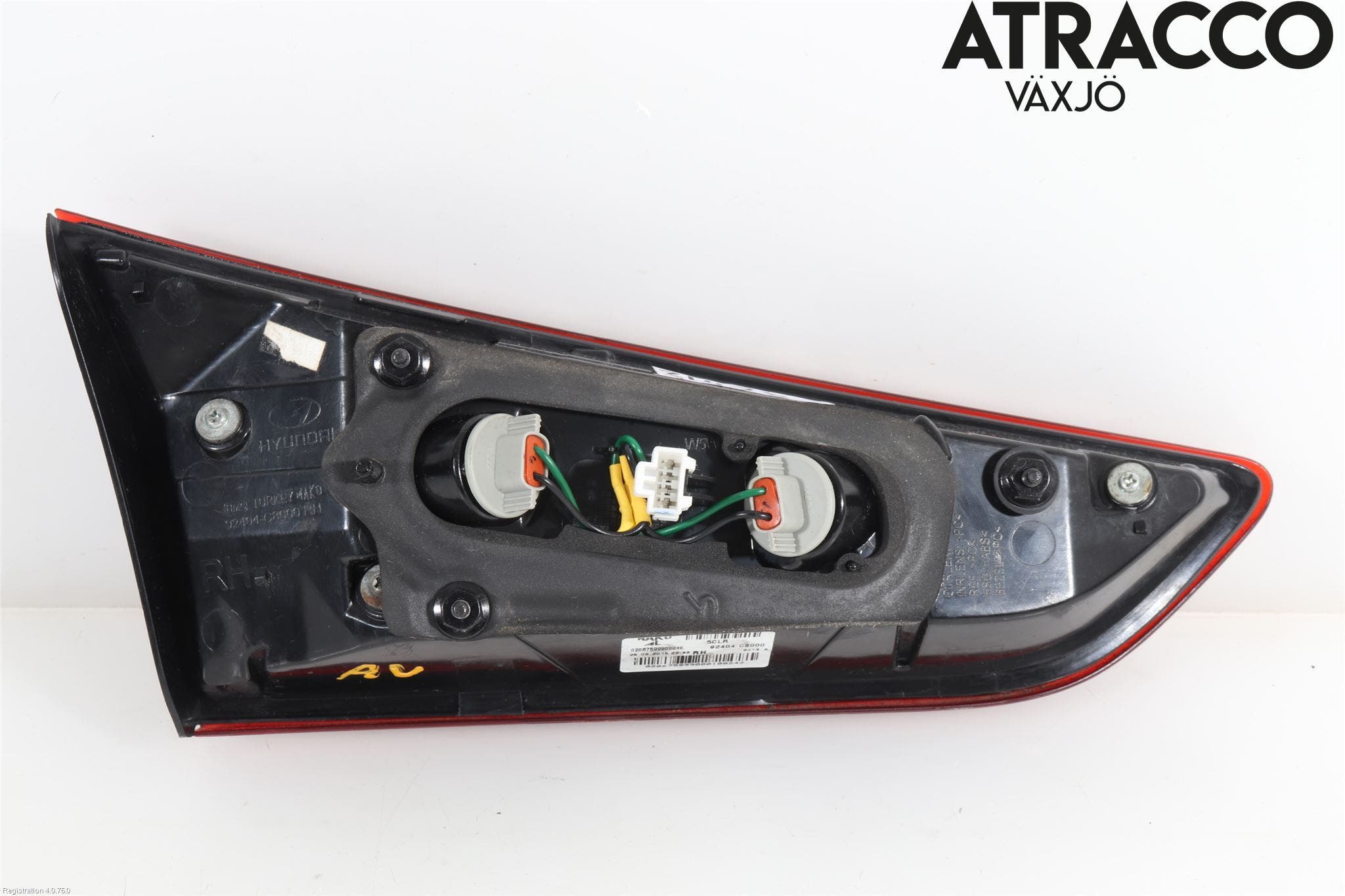 Hyundai i20 GB 15-20 Bakljus Lucka Hö