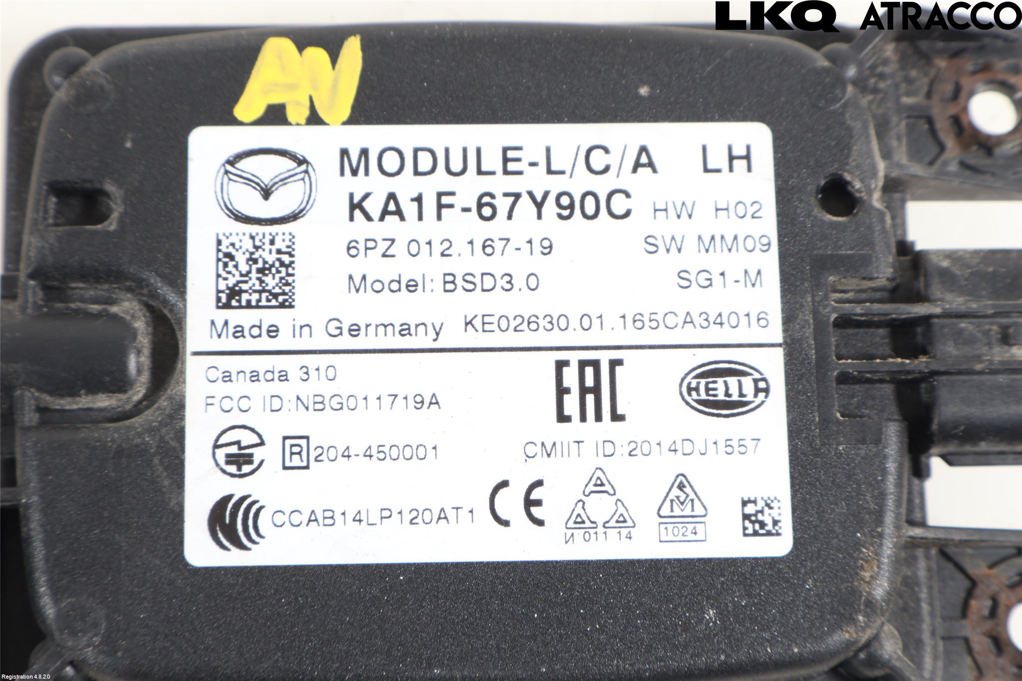 Mazda CX-5 12-17 Sensor Aktivt Kollisionsskydd