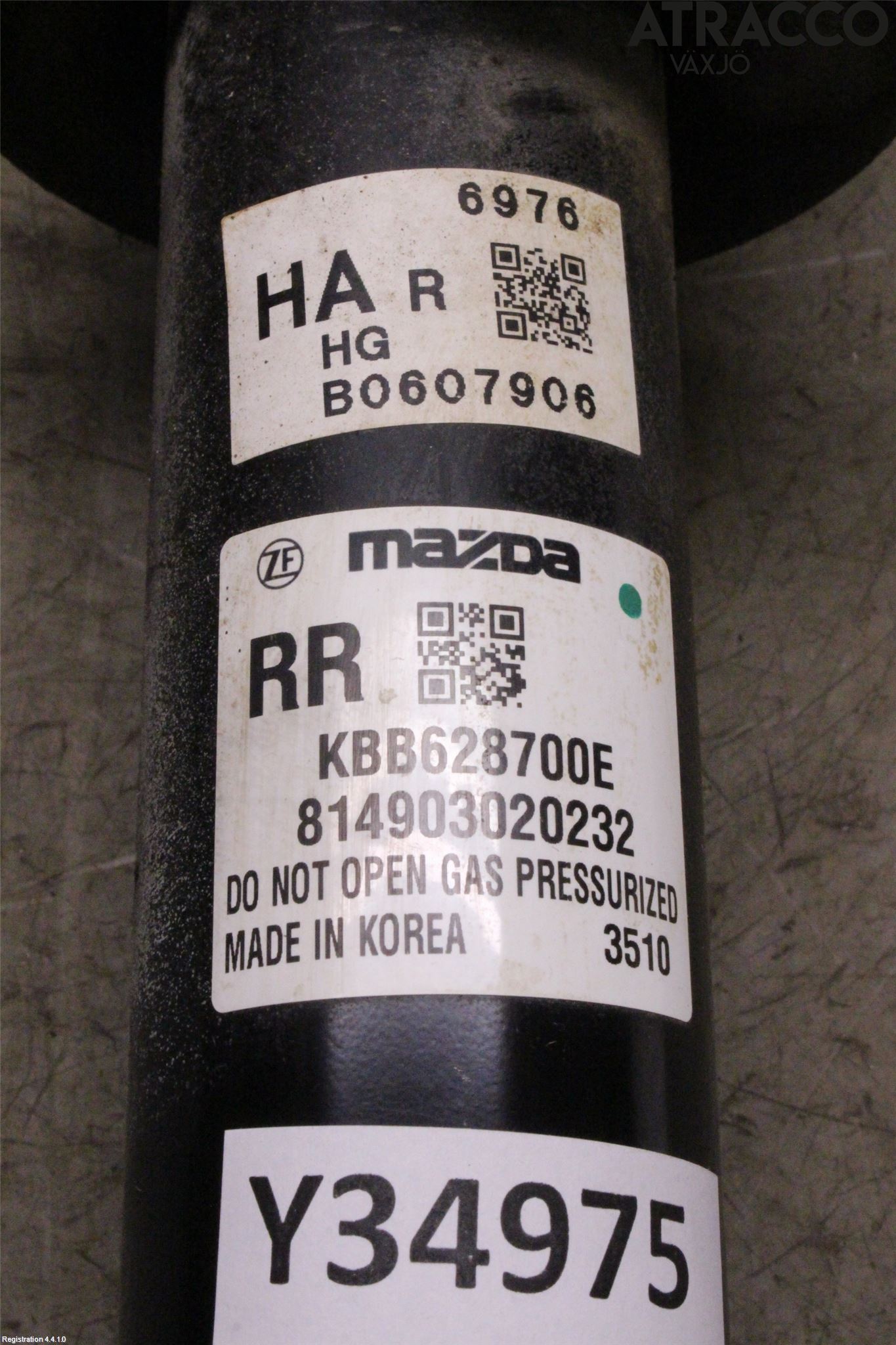 Mazda CX-60 22- Fjäderben Bak Höger