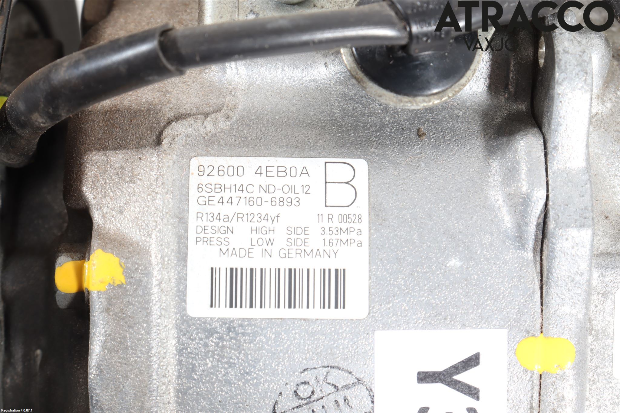 Renault MEGANE III 09-15 Ac Kompressor