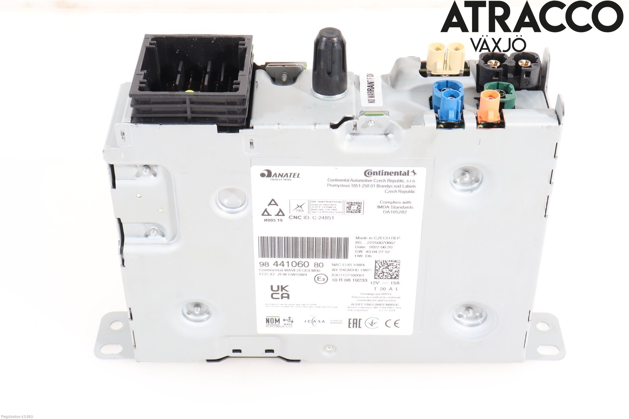 Peugeot 208/E-208 20- Cd Radio - Multimediapanel