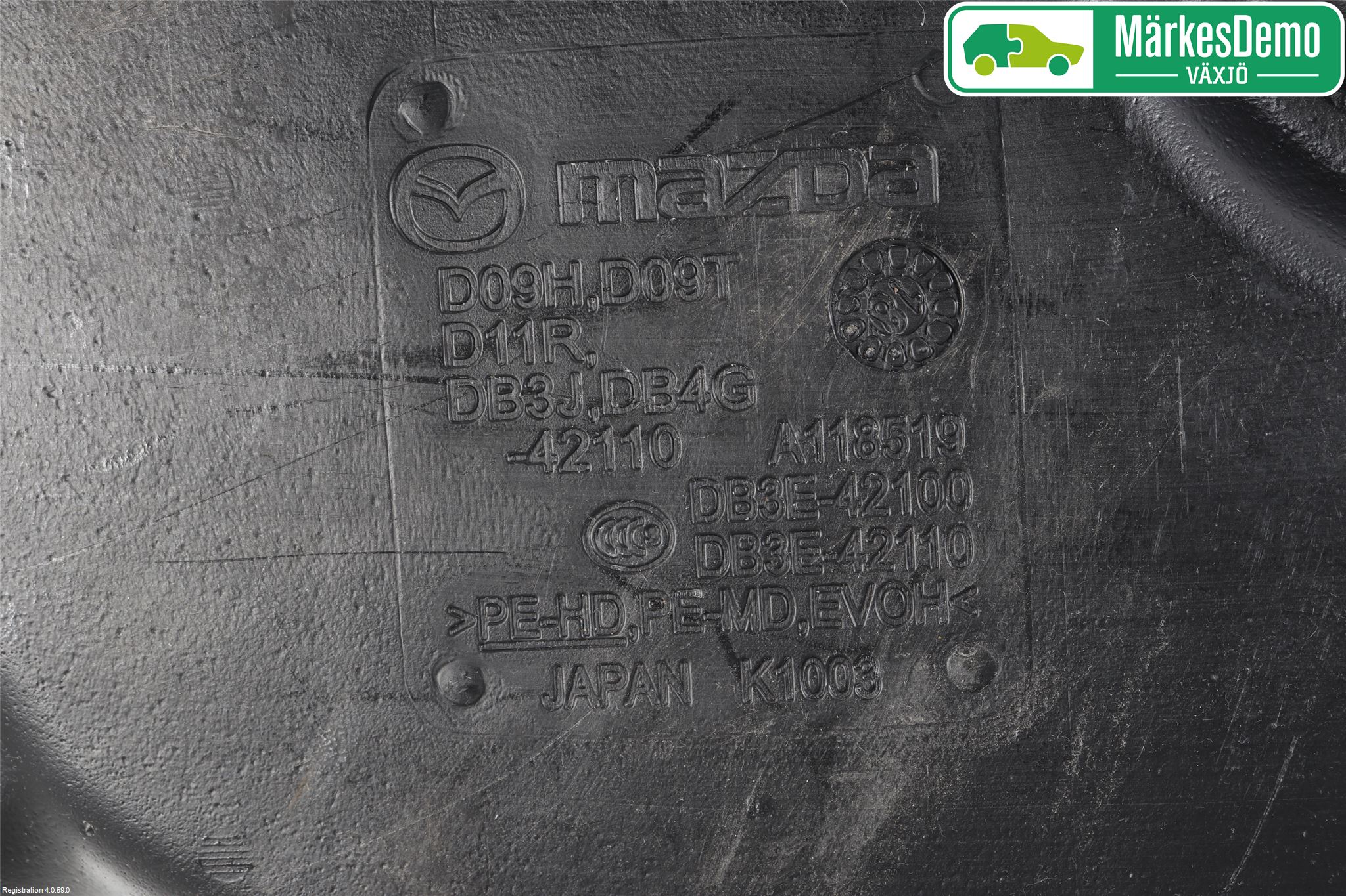 Mazda CX-3 Bränsletank Insprutning