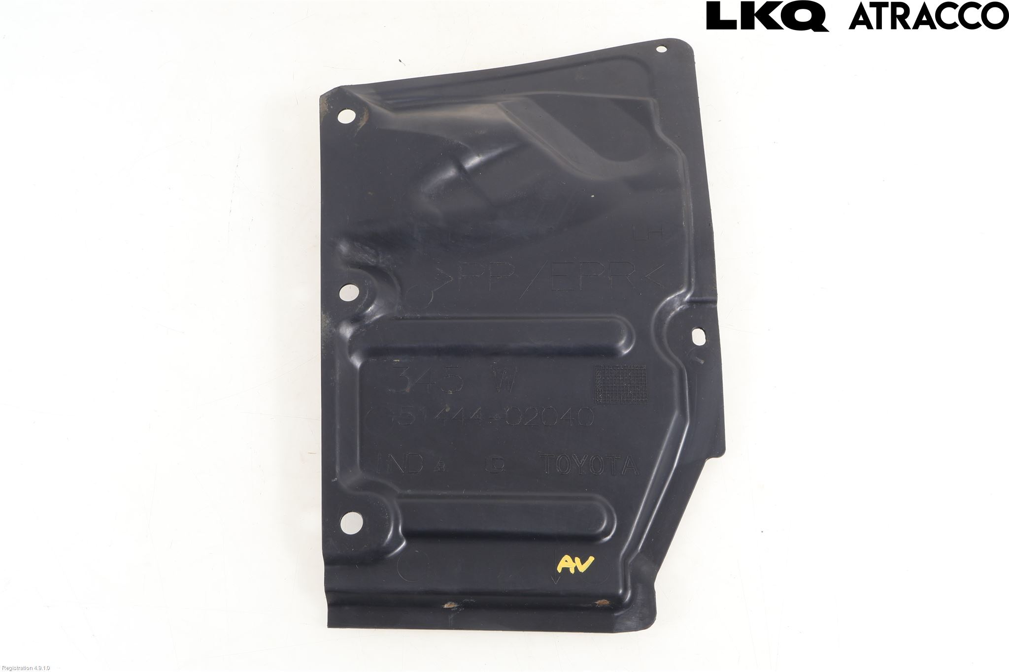 Toyota AURIS 07-09 Hasplåt Plåt-Plast