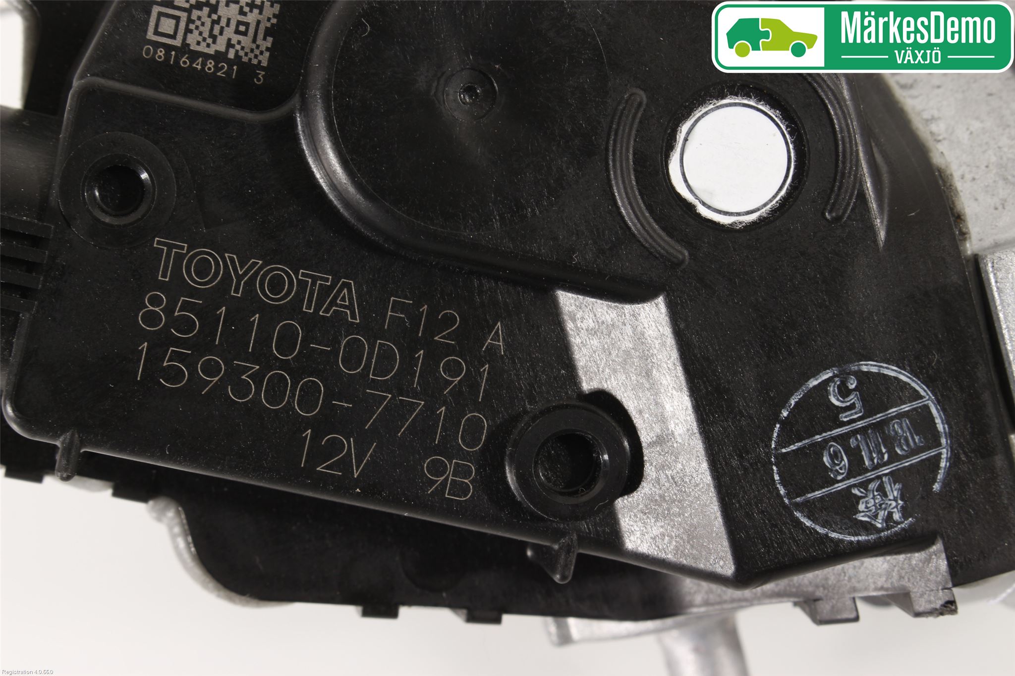 Toyota YARIS XP130 15-20 Torkarmotor Vindruta