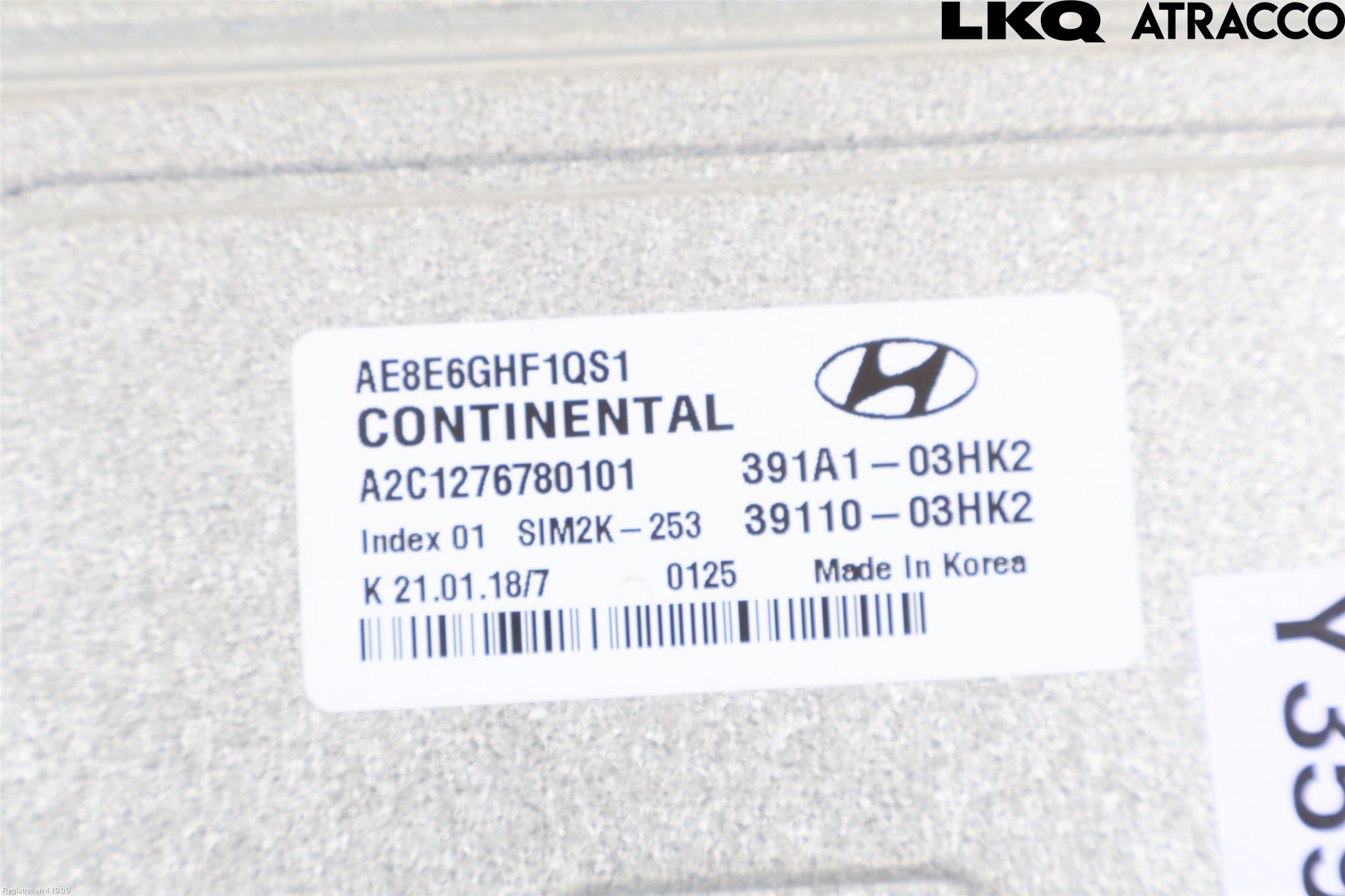 Hyundai IONIQ AE 17-22 Styrenhet Insprut Bensin