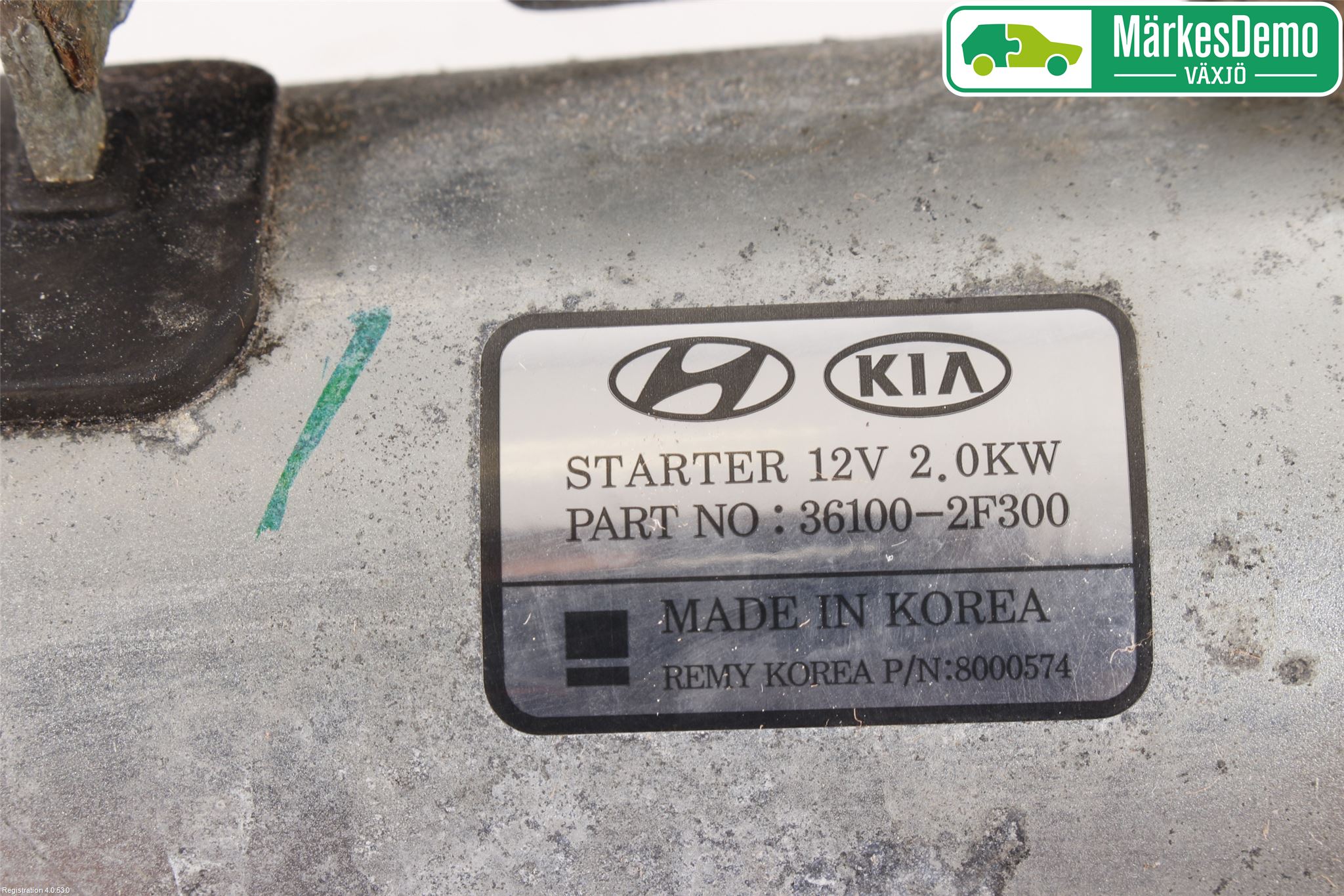 Hyundai TUCSON 05- Startmotor Diesel