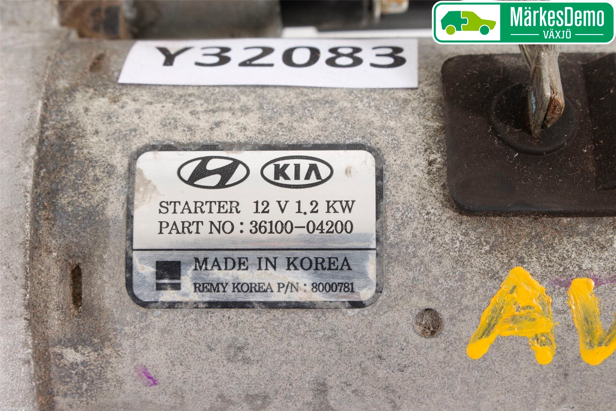 Hyundai i20 GB 15-20 Startmotor
