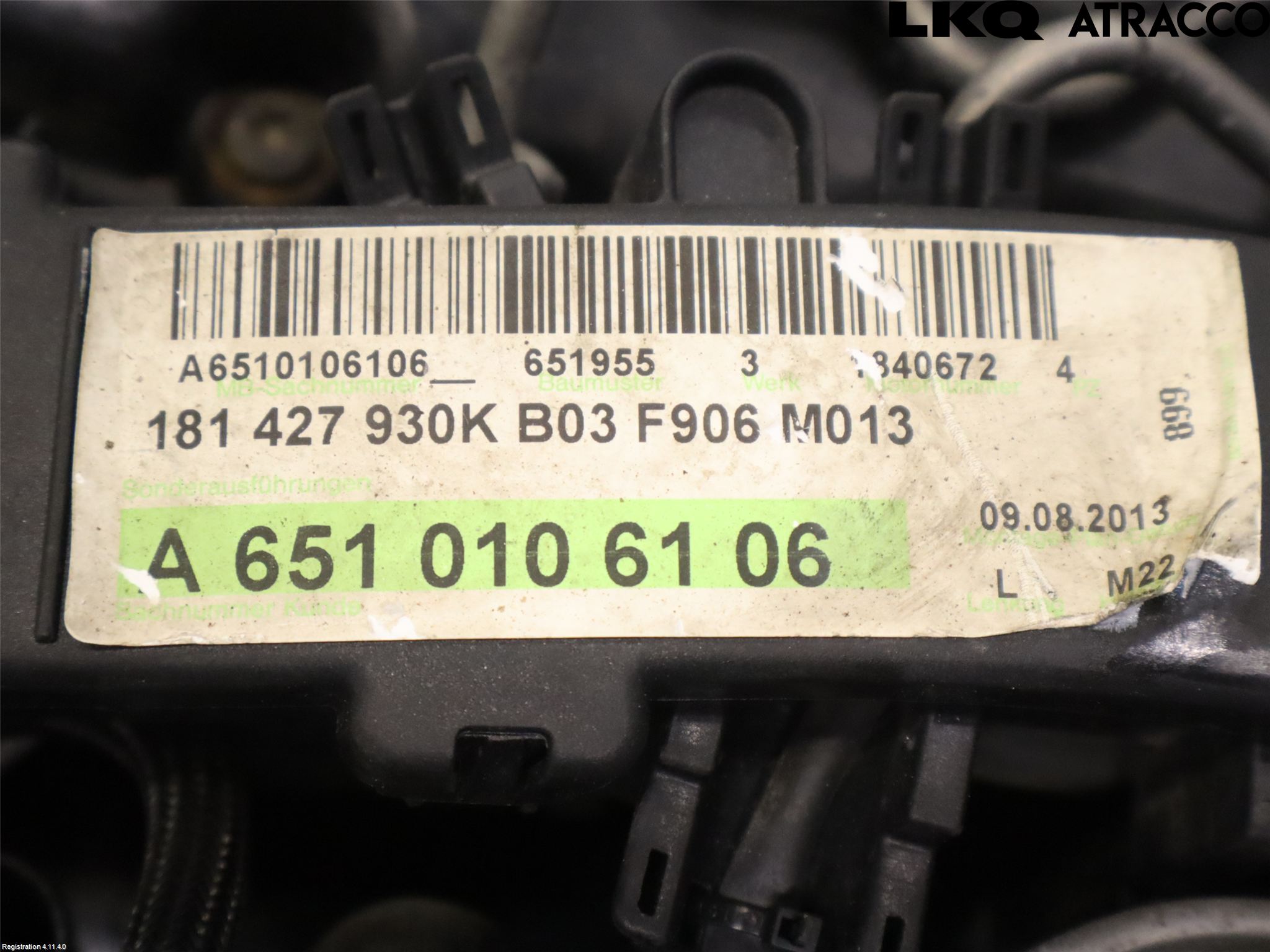 Mercedes-Benz MB SPRINTER (W906) 06-18 Motor Diesel