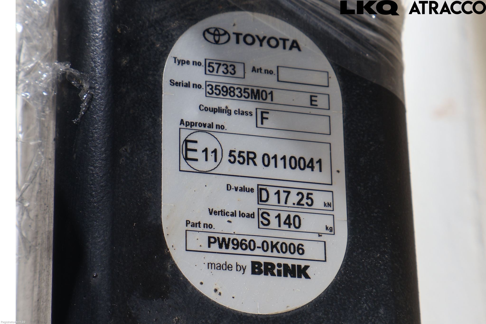 Toyota HILUX 16- Dragkrok