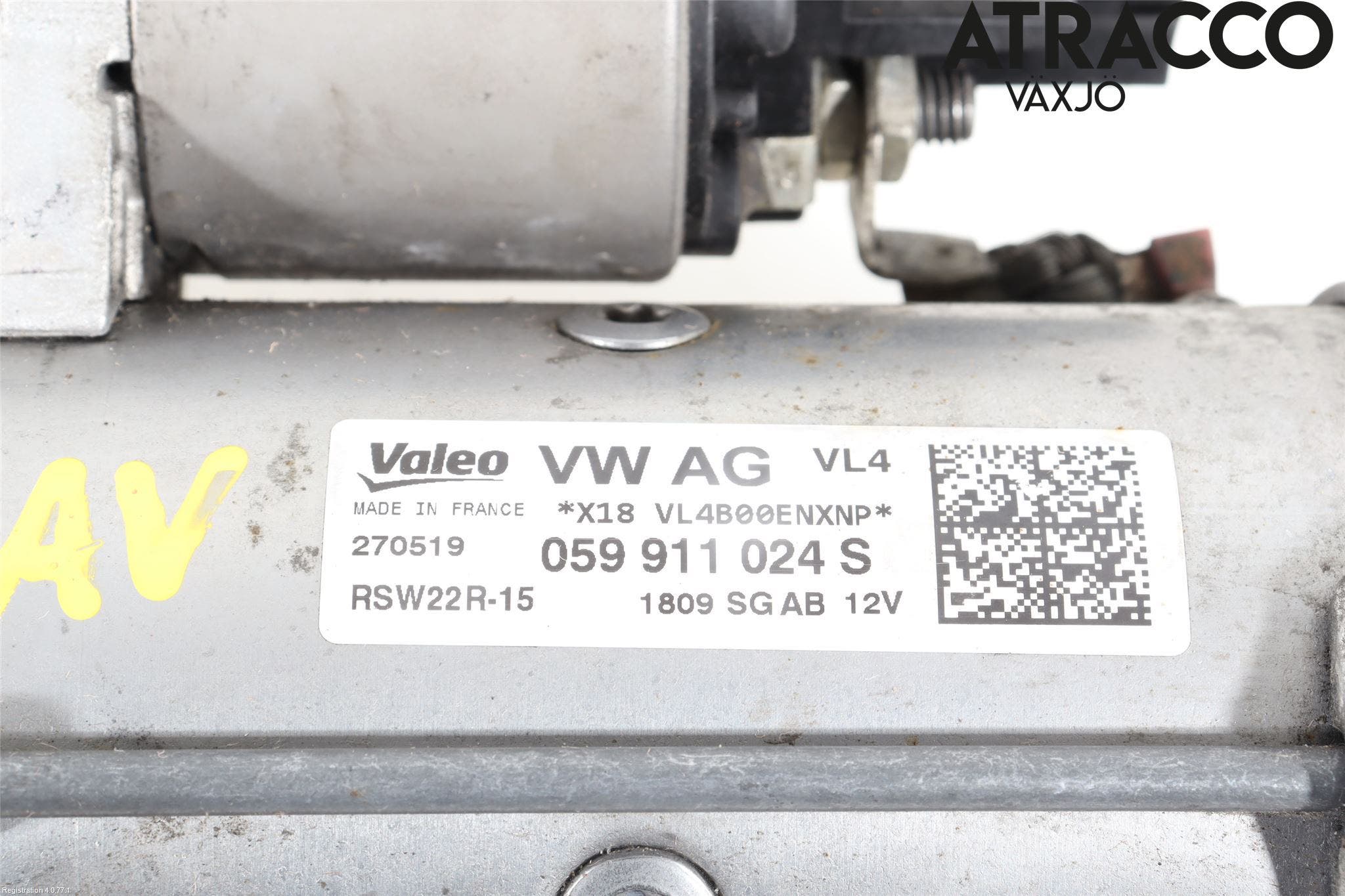 Volkswagen VW AMAROK 2H 10-22 Startmotor Diesel