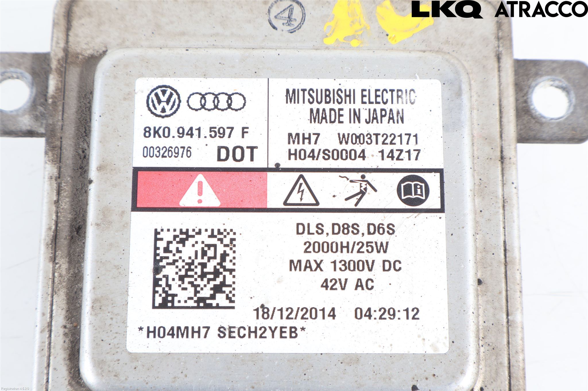 Volkswagen VW CADDY 16-20 Styrenhet Strålkastare