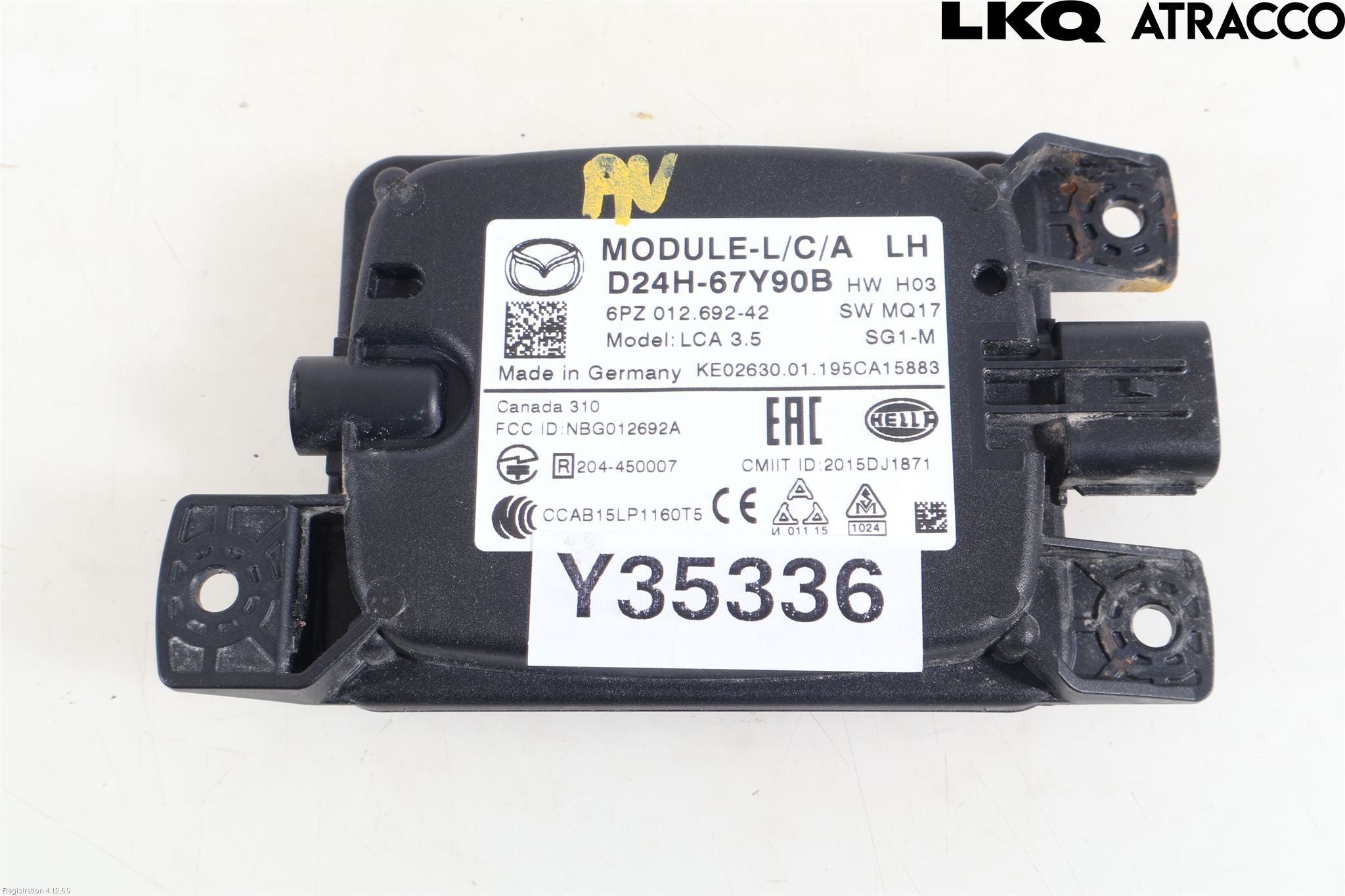 Mazda CX-3 Sensor Aktivt Kollisionsskydd