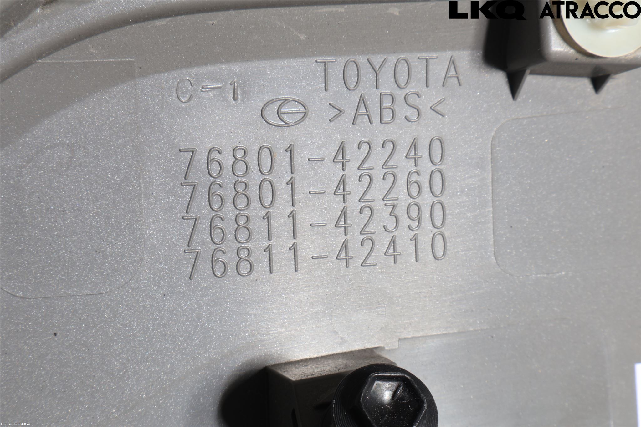 Toyota RAV4 19- Bakluckehandtag