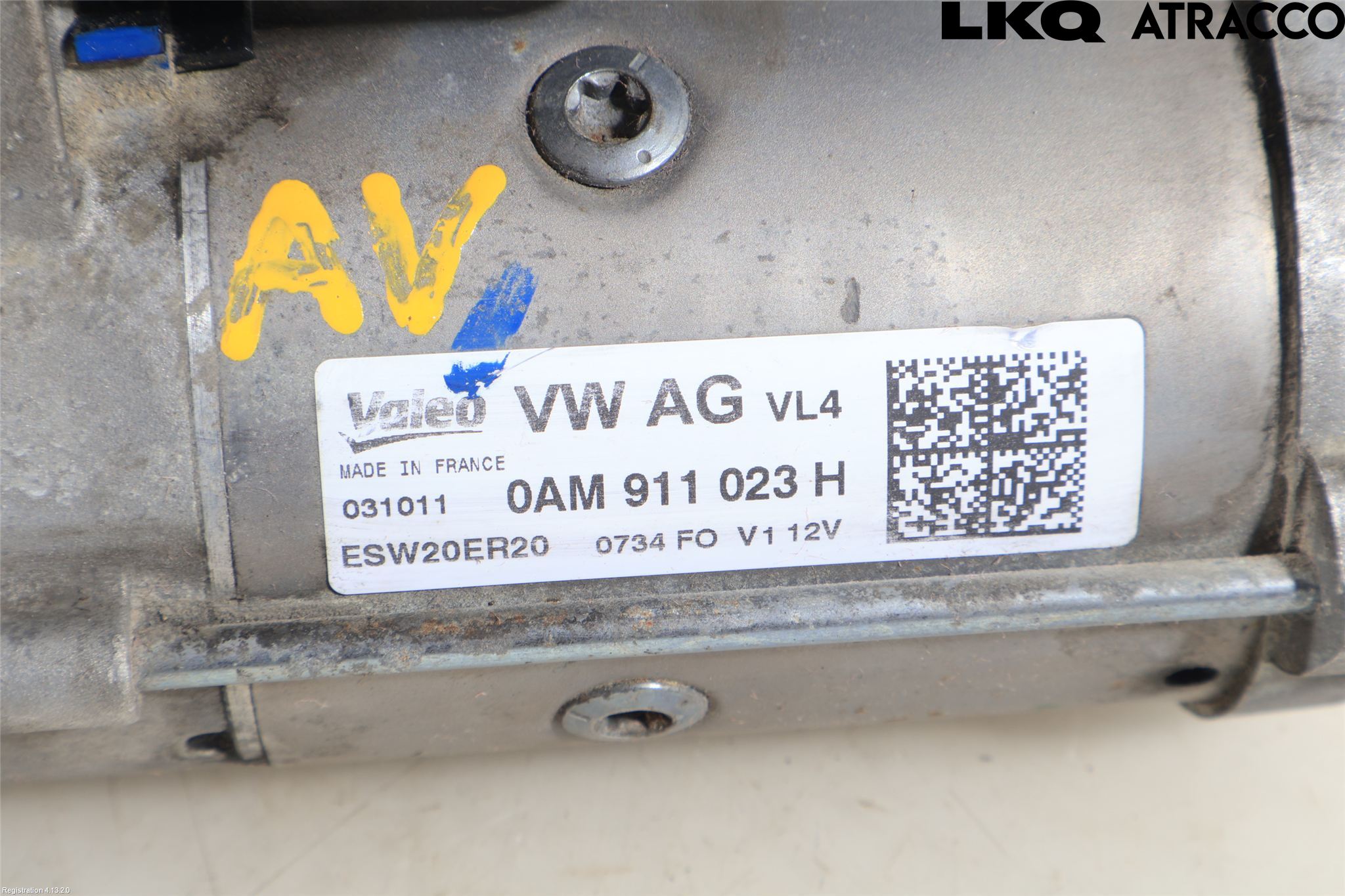 Volkswagen VW GOLF PLUS/CROSS GOLF 04-14 Startmotor Diesel