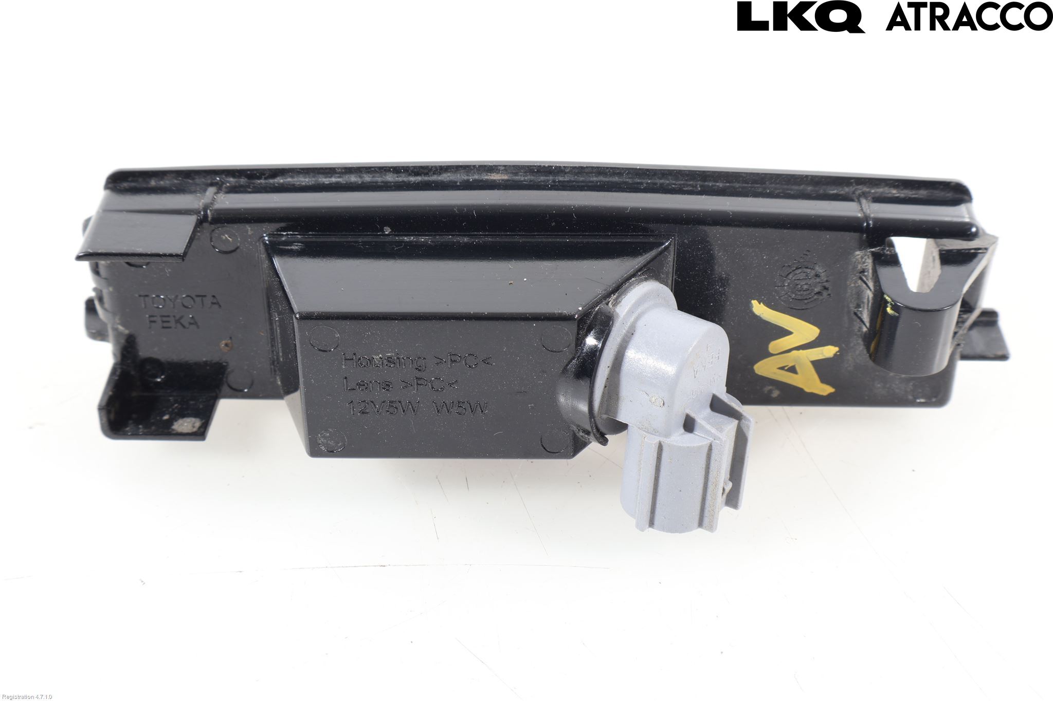 Toyota COROLLA 19- Skylt Belysning