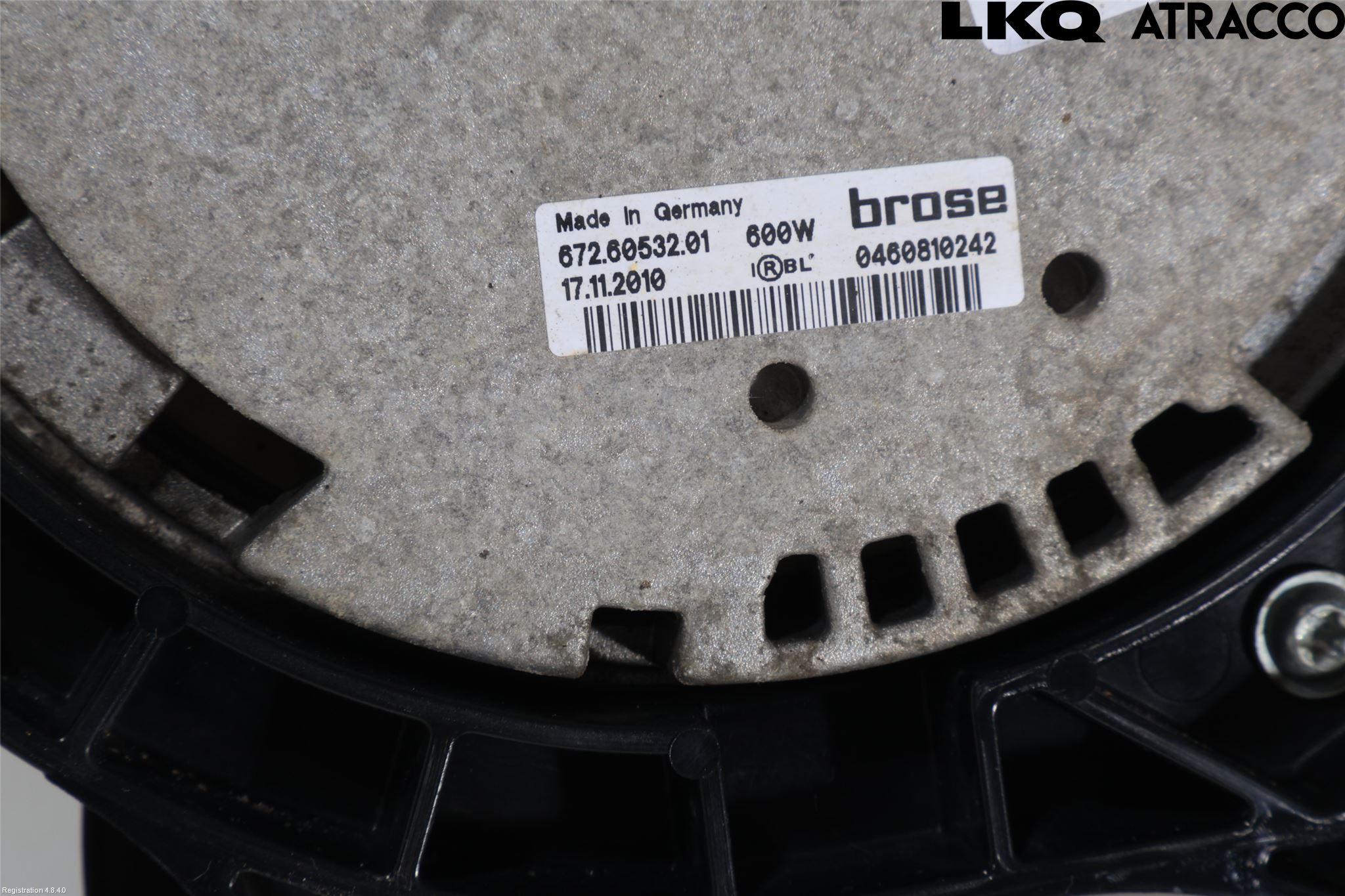 BMW 5 F10/F11/F18 09-17 Kylfläktkåpa