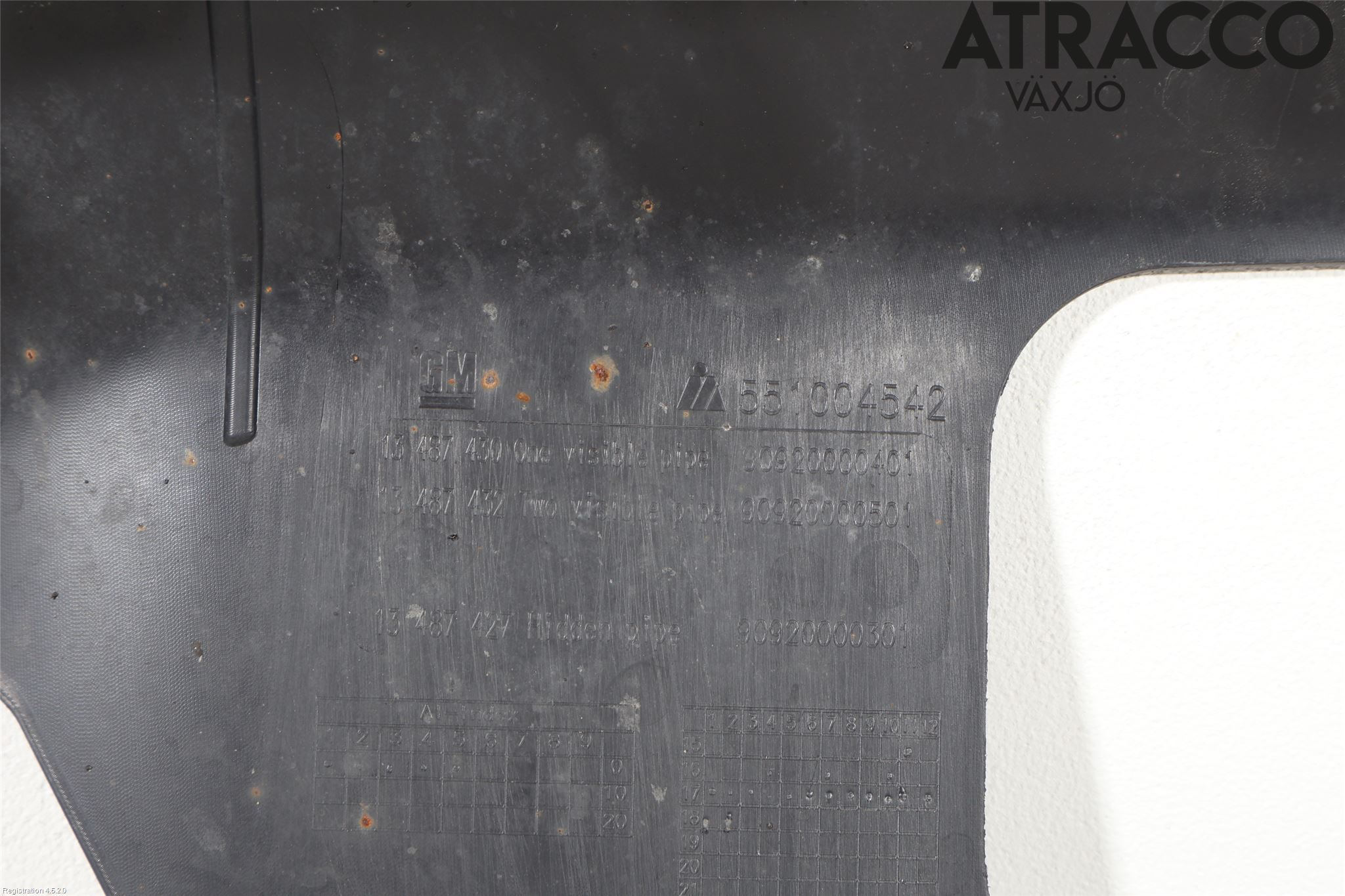 Opel INSIGNIA 17- Stötfångardel Bak Mitt