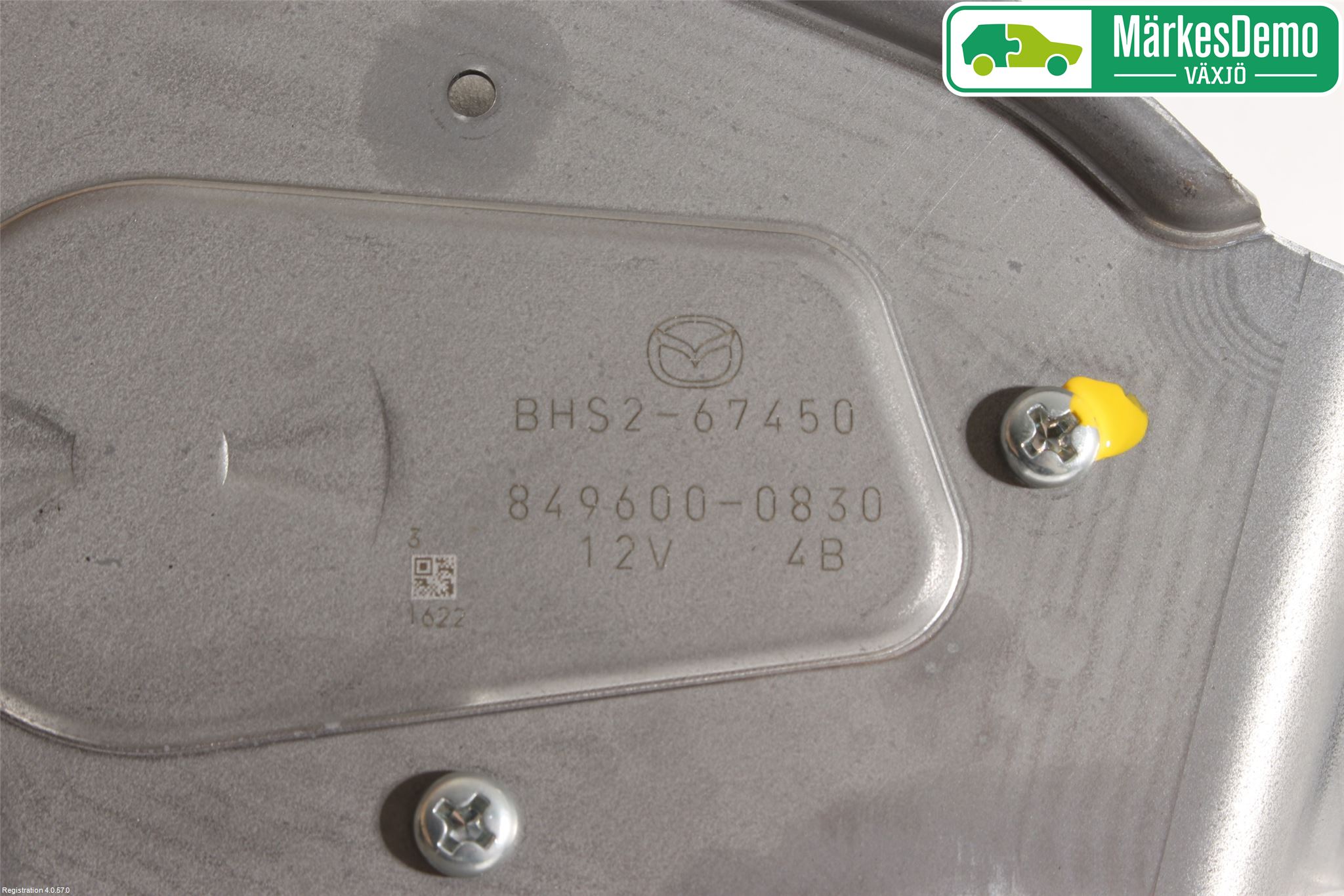 Mazda 3 III 14-19 Torkarmotor Baklucka