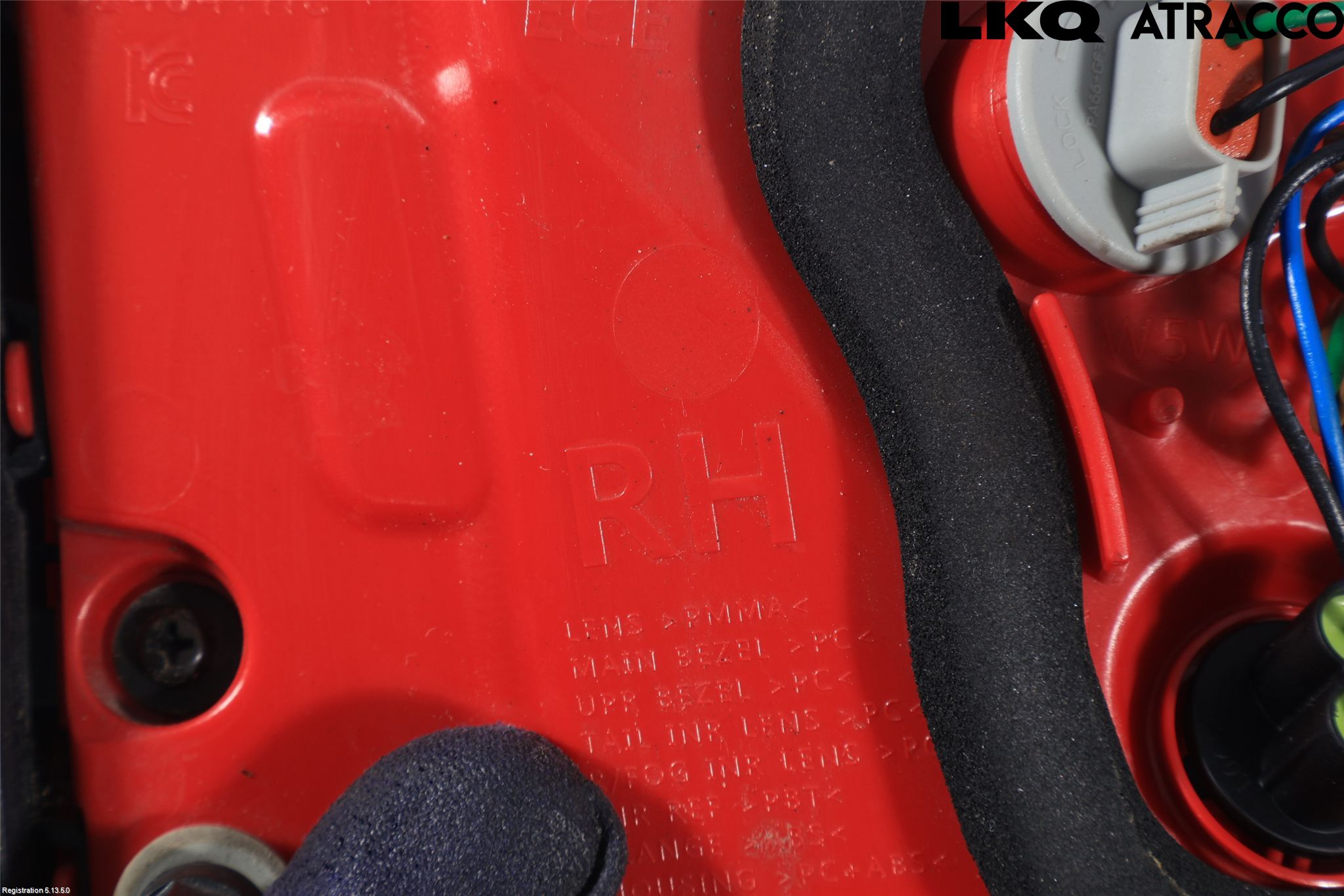 Kia RIO 17- Bakljus Lucka Hö