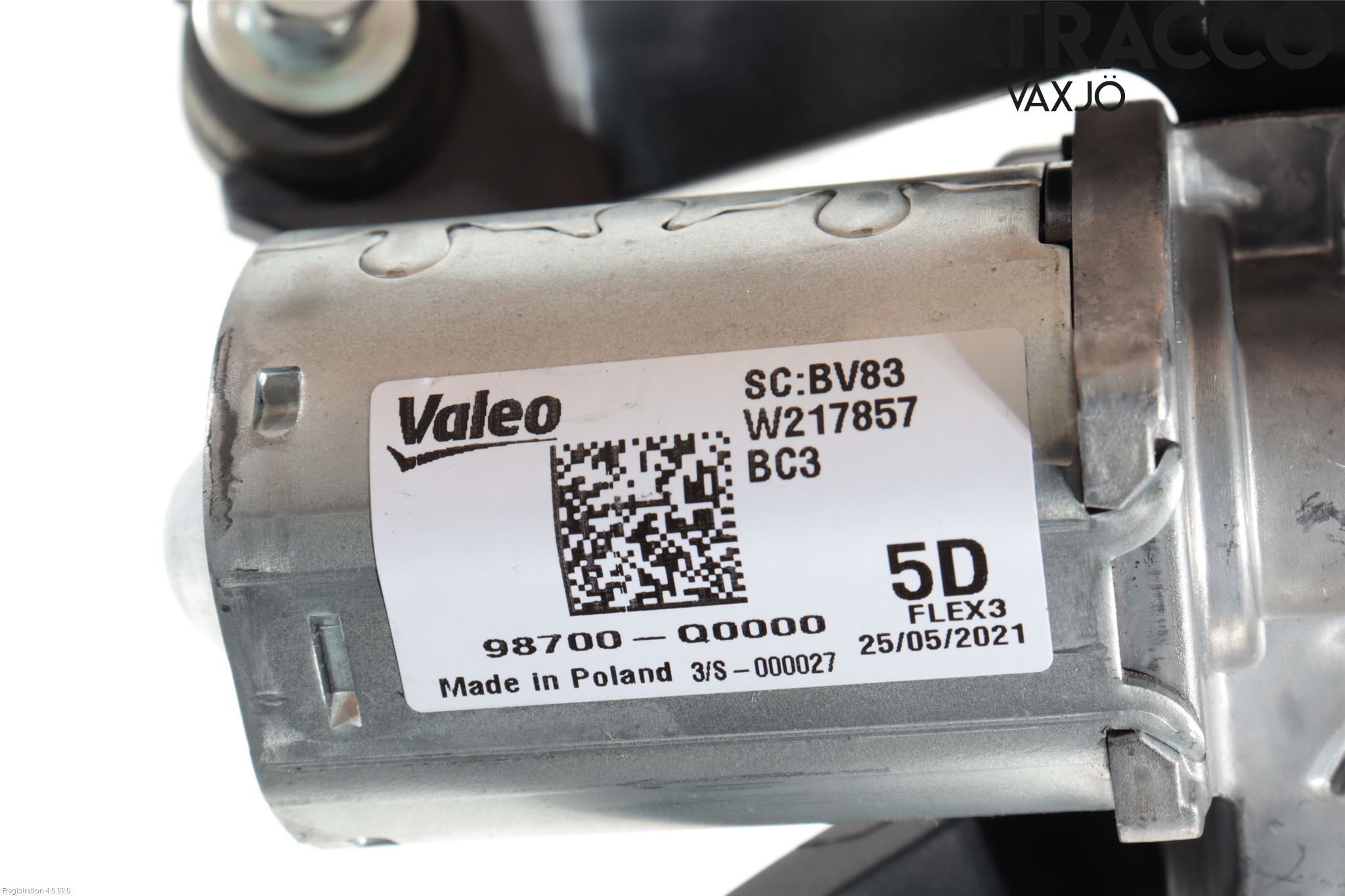 Hyundai i20 BC 21- Torkarmotor Baklucka