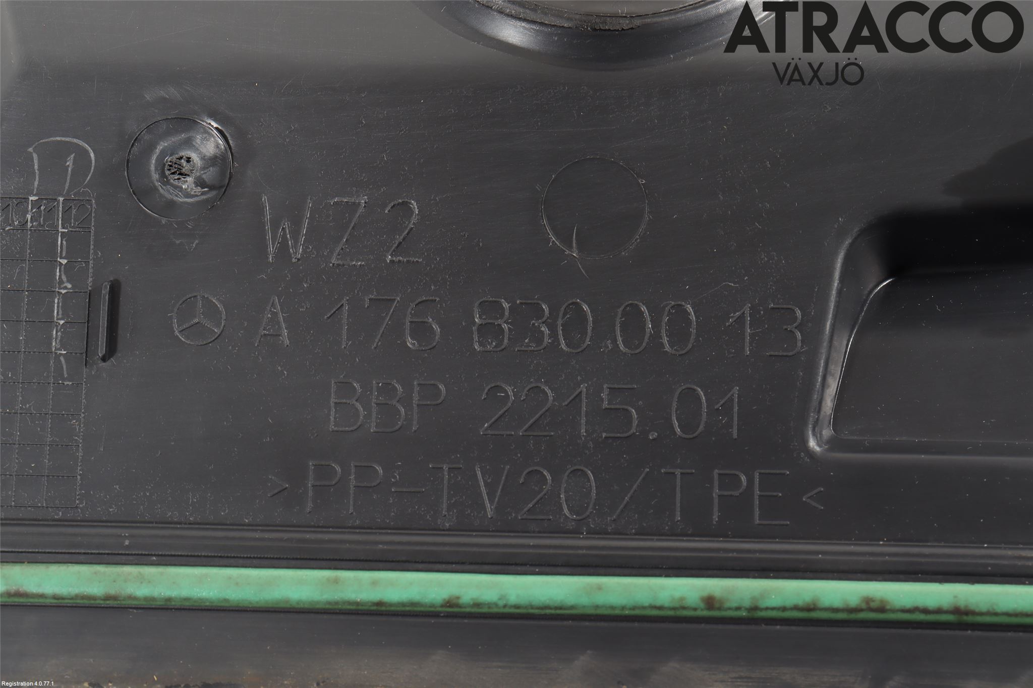 Mercedes-Benz MB A-KLASS (W176) 13-18 Torpedplåt-Torpedplast
