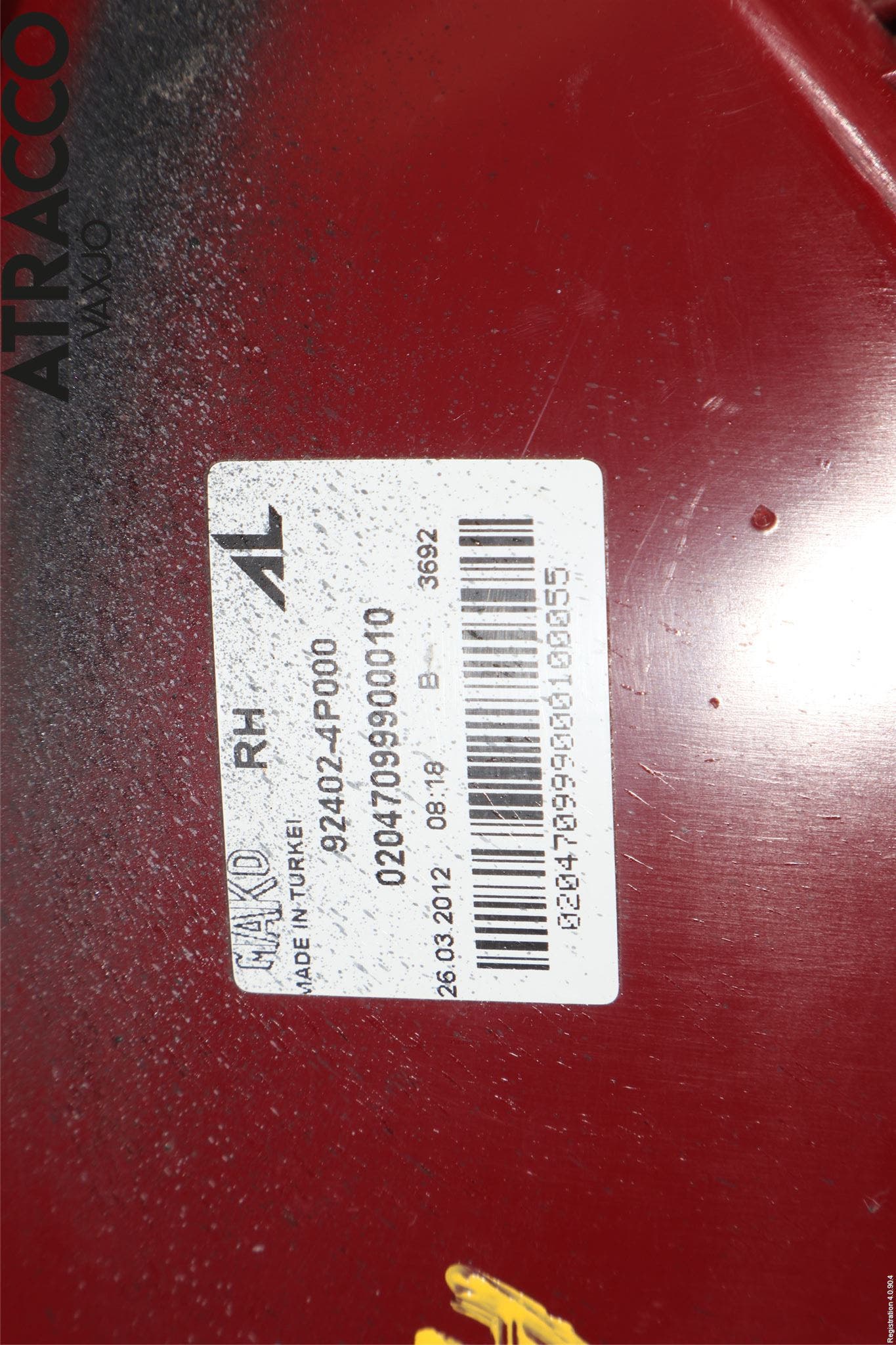 Hyundai i20 PB 09-14 Bakljus Höger