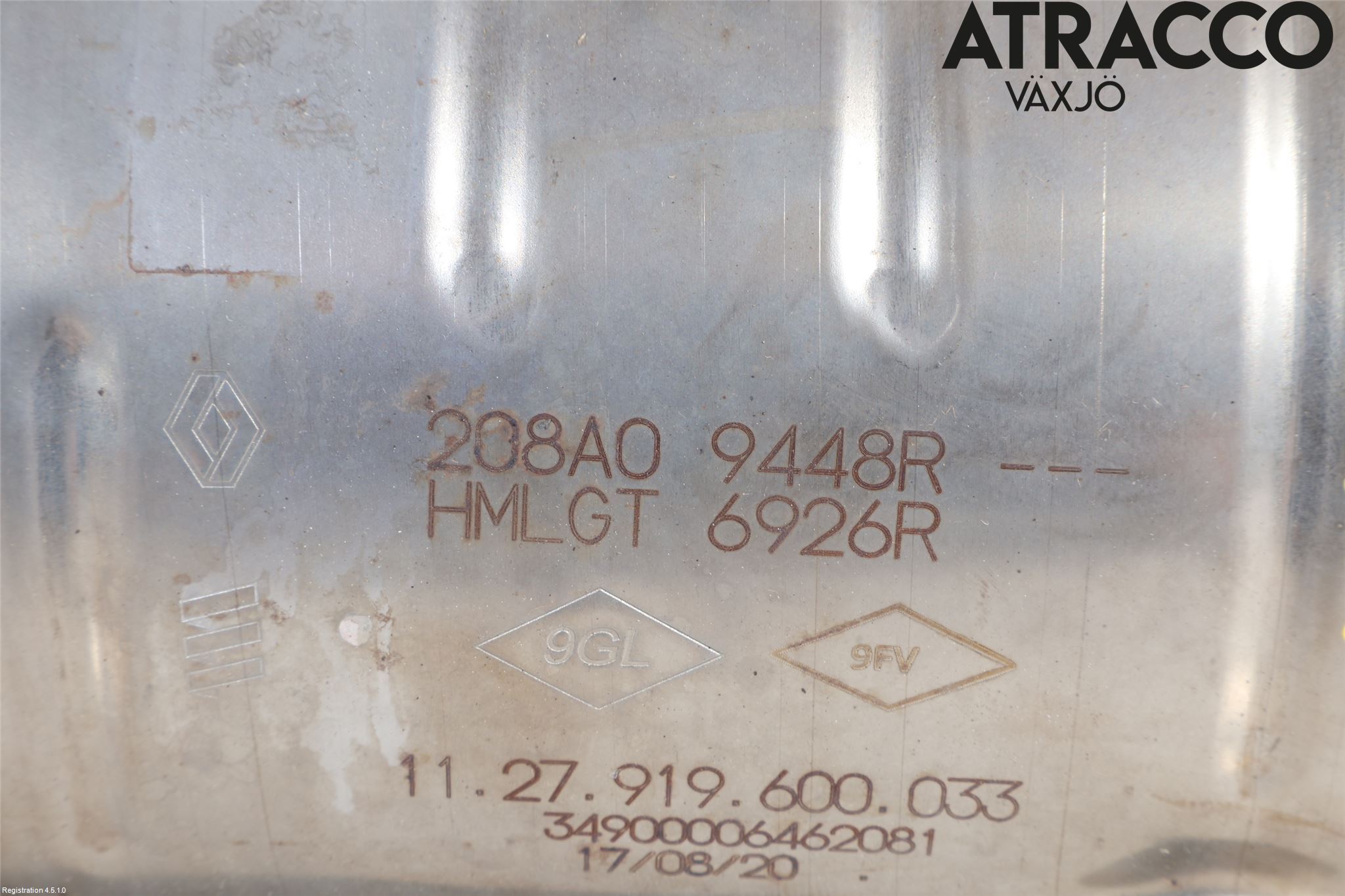 Nissan QASHQAI 17-21 Avgas Partikelfilter