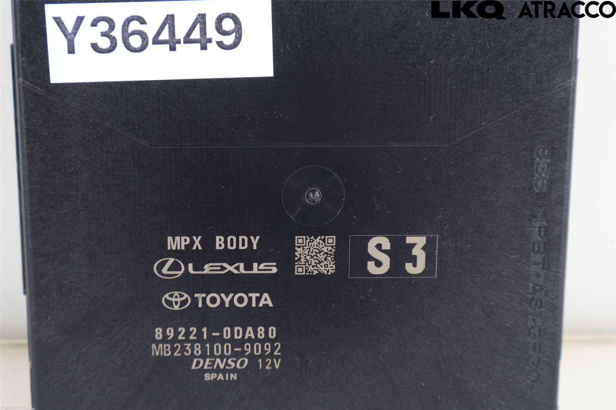 Toyota YARIS XP21 20- Styrenhet Övrigt